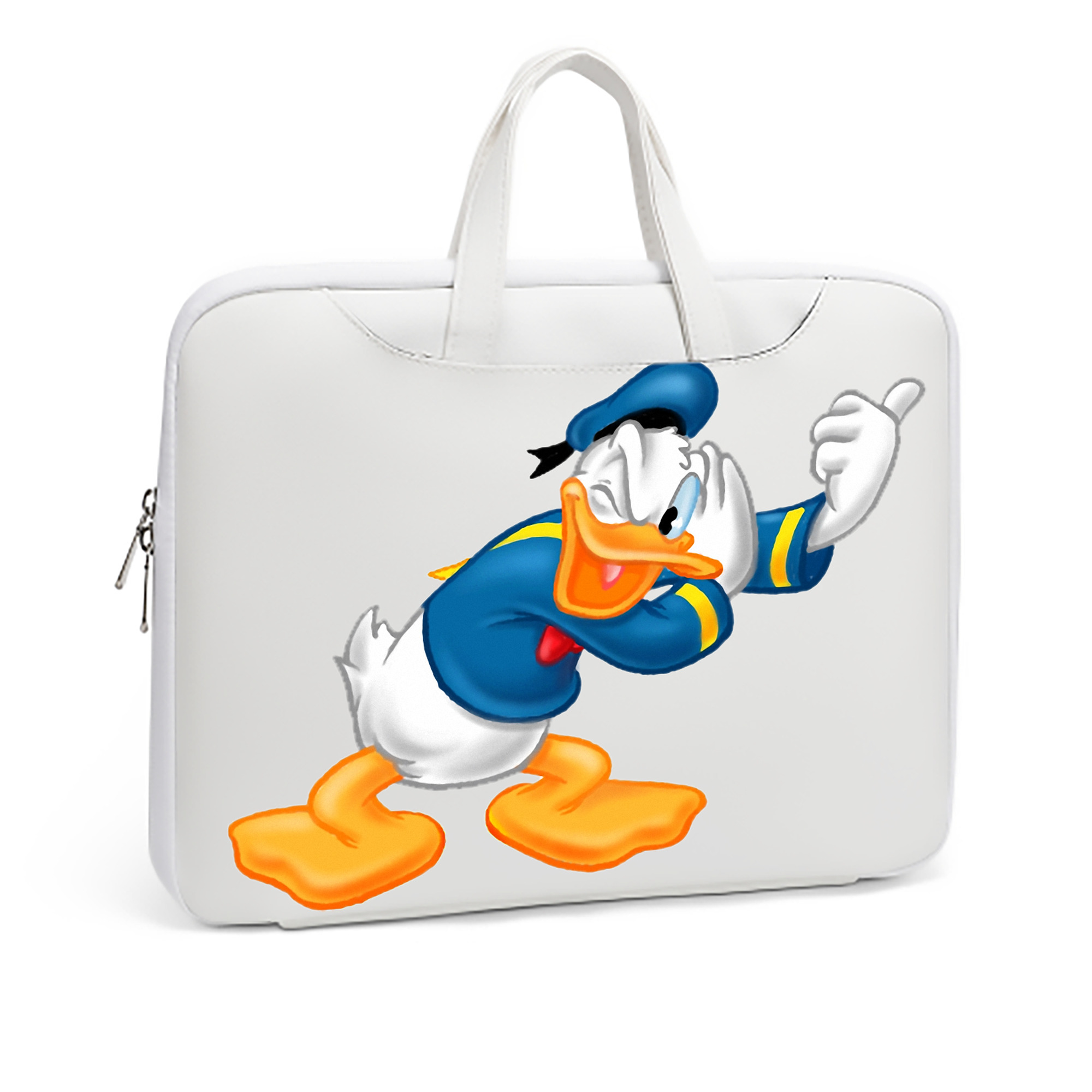 （画像用） ミッキーマウス Mickey Mouse レザーラップトップバッグ　ノートパソコンケース