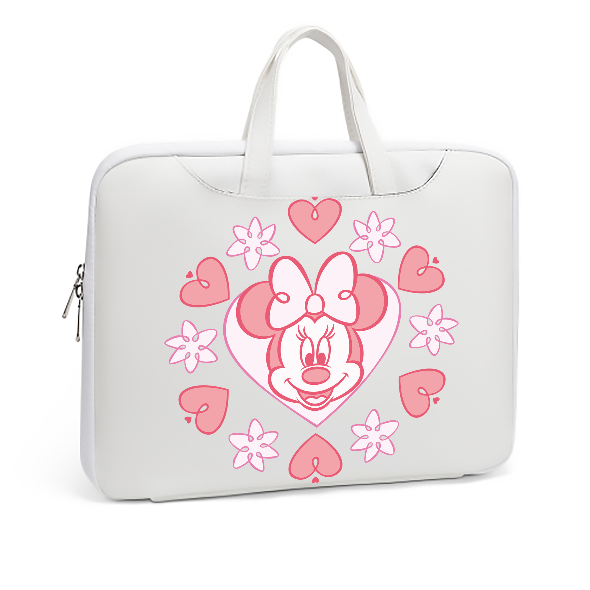 （画像用） ミッキーマウス Mickey Mouse レザーラップトップバッグ　ノートパソコンケース