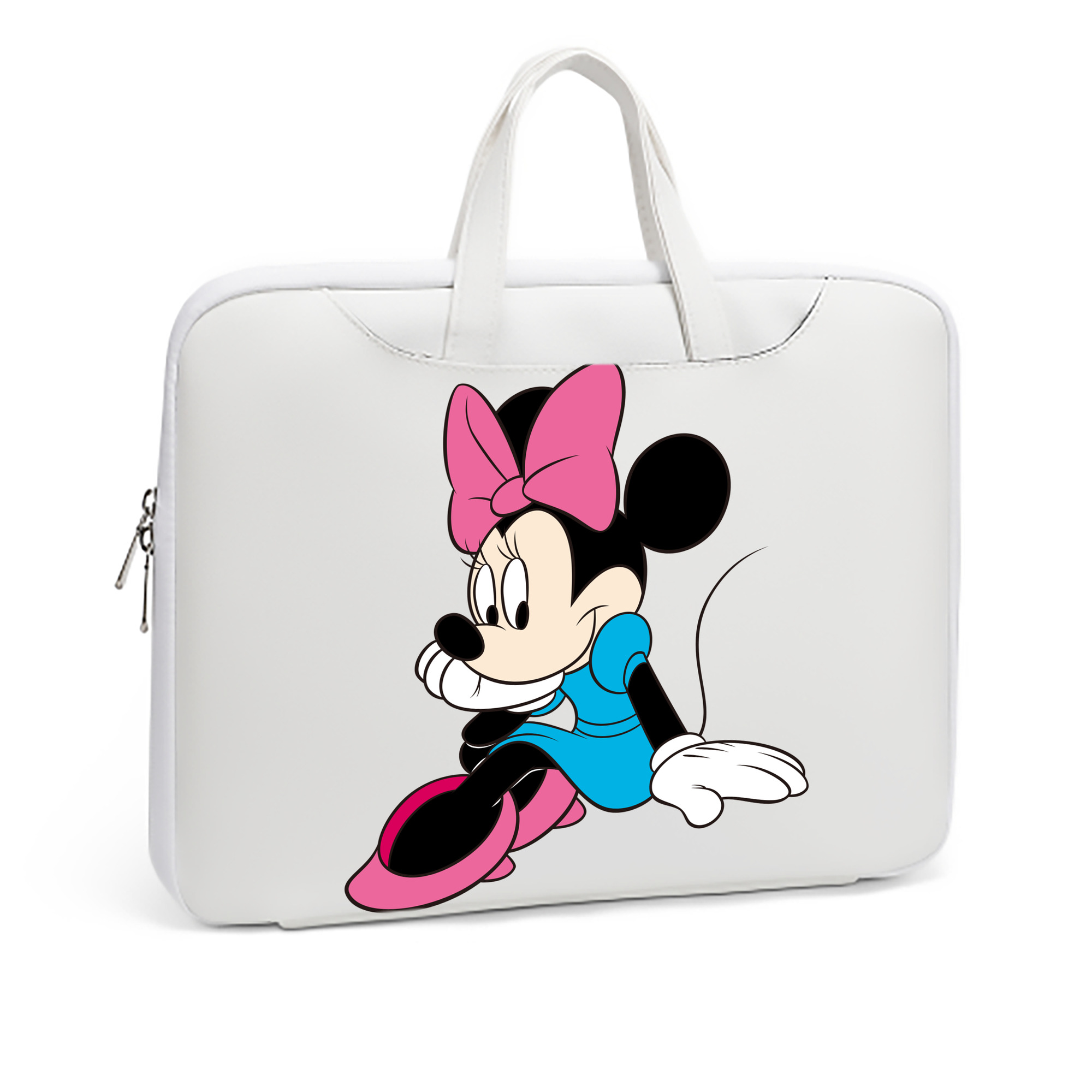 （画像用） ミッキーマウス Mickey Mouse レザーラップトップバッグ　ノートパソコンケース