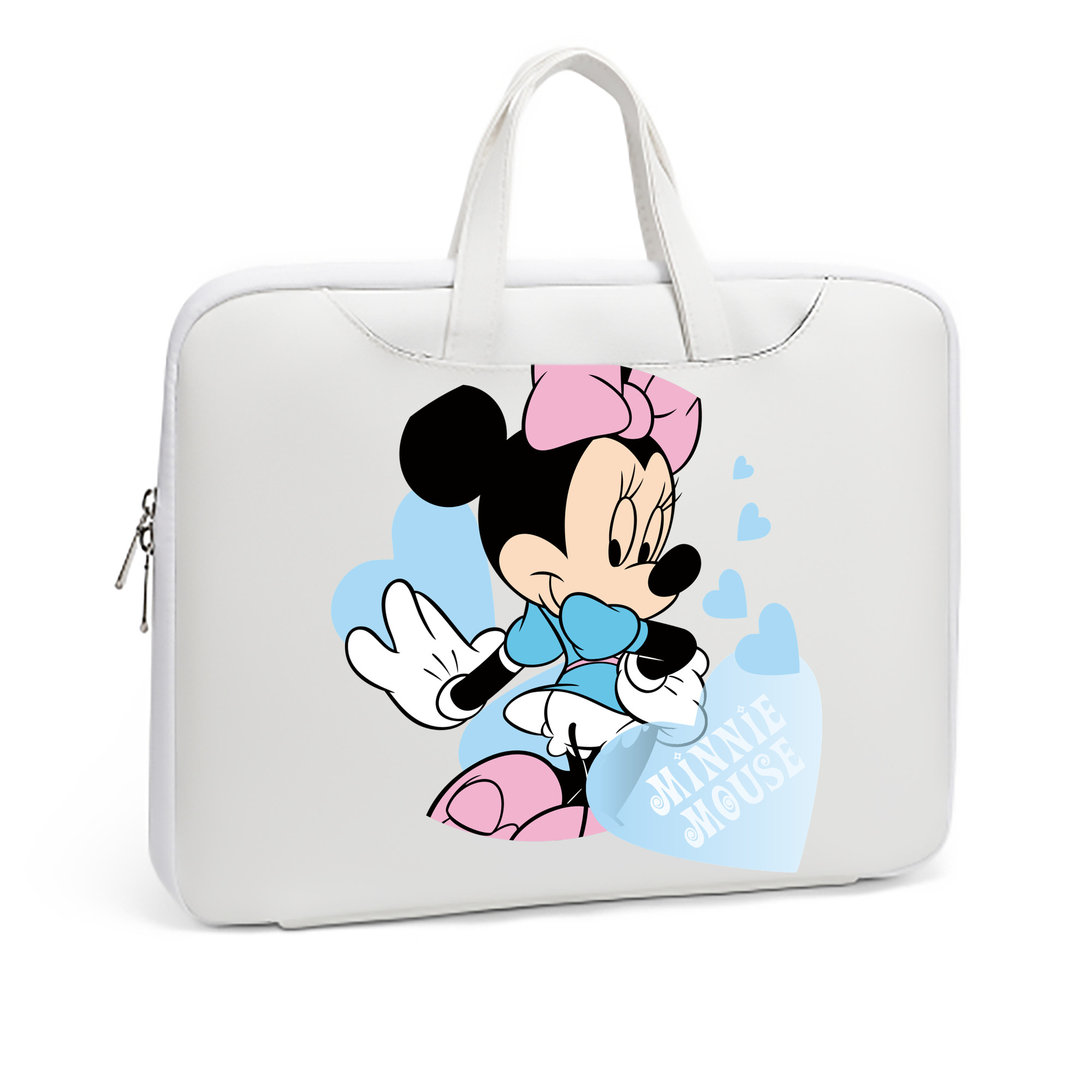 （画像用） ミッキーマウス Mickey Mouse レザーラップトップバッグ　ノートパソコンケース