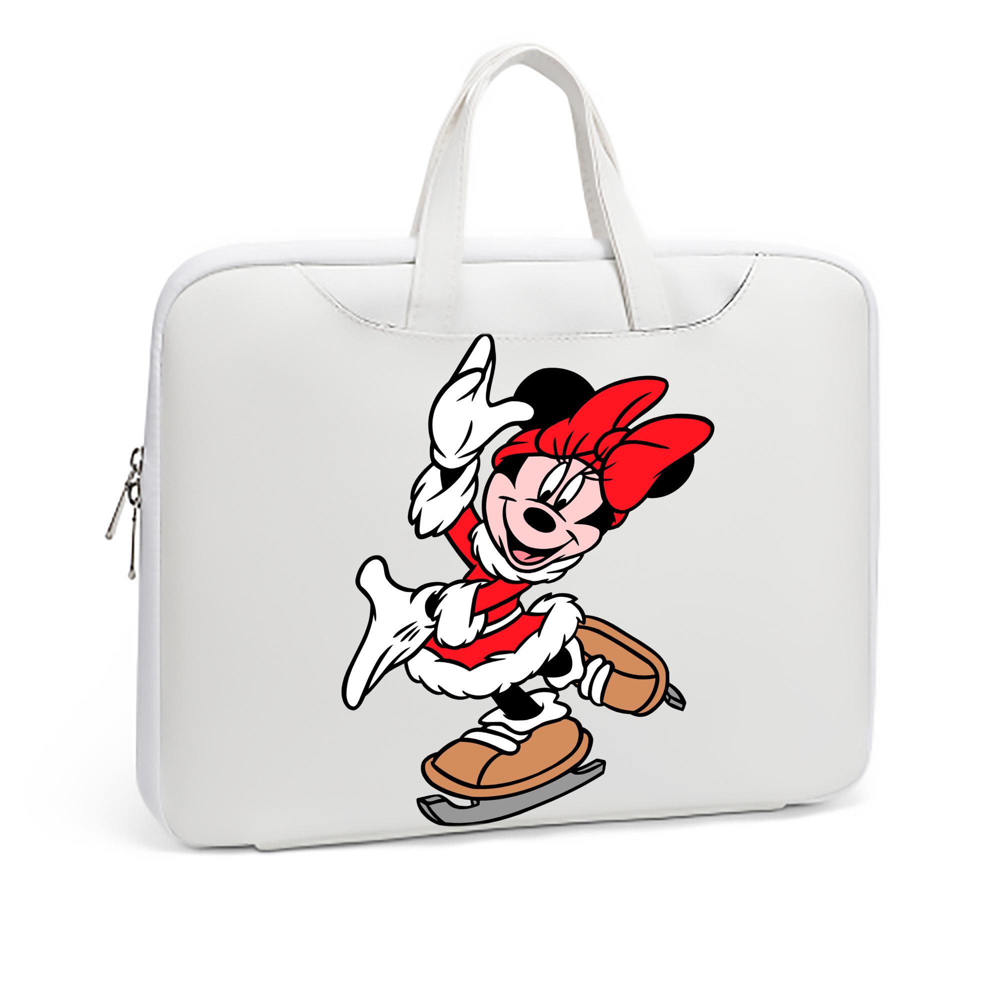 （画像用） ミッキーマウス Mickey Mouse レザーラップトップバッグ　ノートパソコンケース
