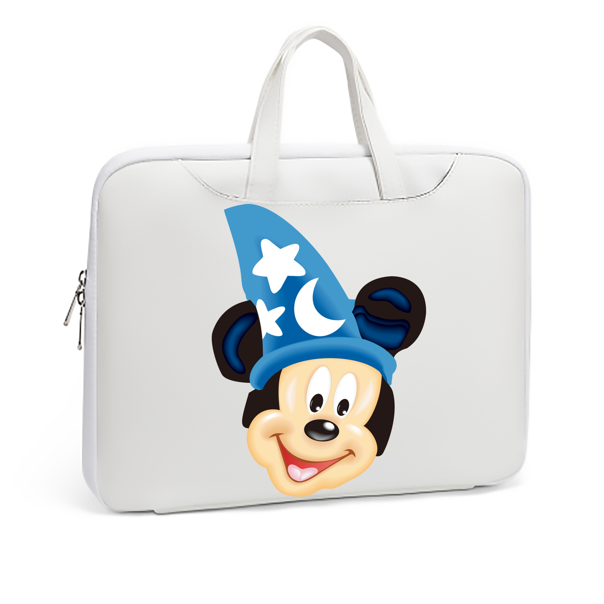 （画像用） ミッキーマウス Mickey Mouse レザーラップトップバッグ　ノートパソコンケース