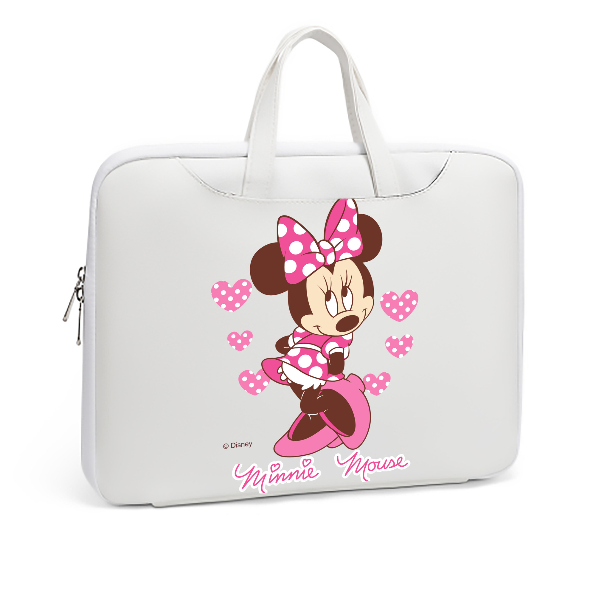 （画像用） ミッキーマウス Mickey Mouse レザーラップトップバッグ　ノートパソコンケース