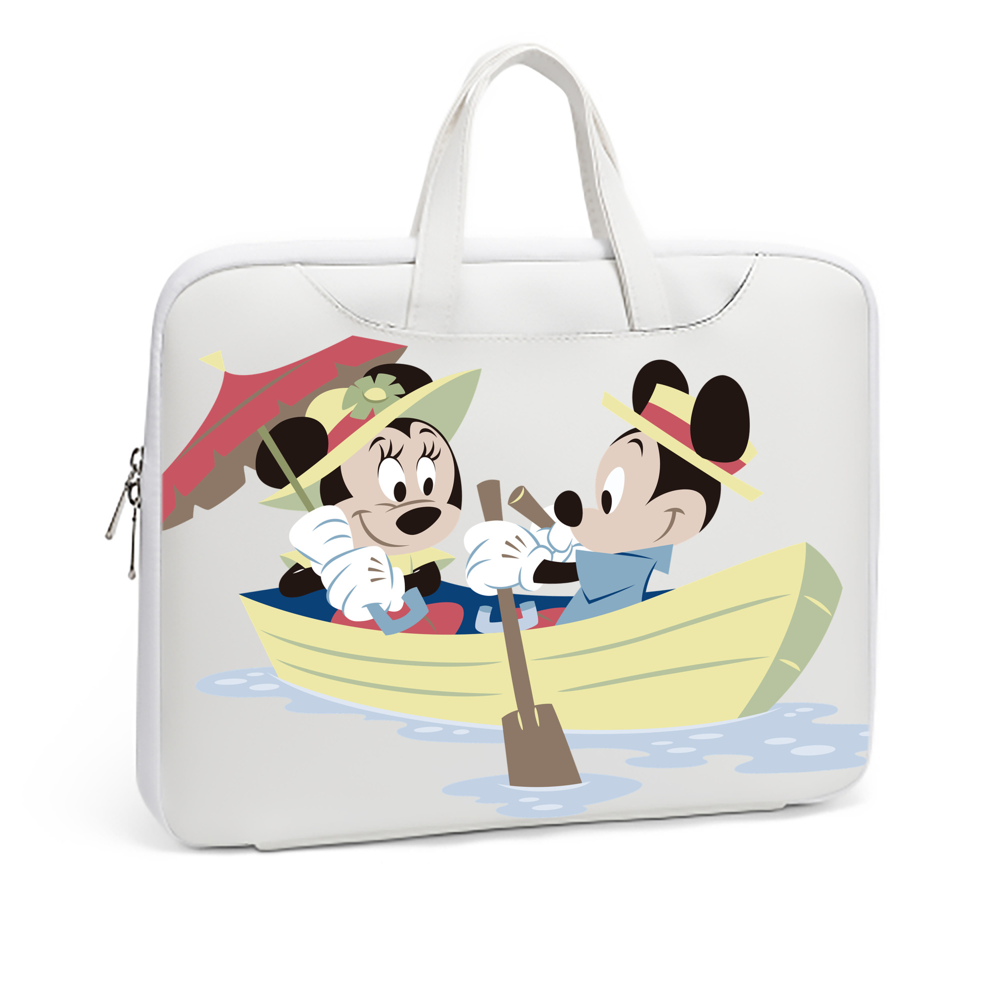 （画像用） ミッキーマウス Mickey Mouse レザーラップトップバッグ　ノートパソコンケース