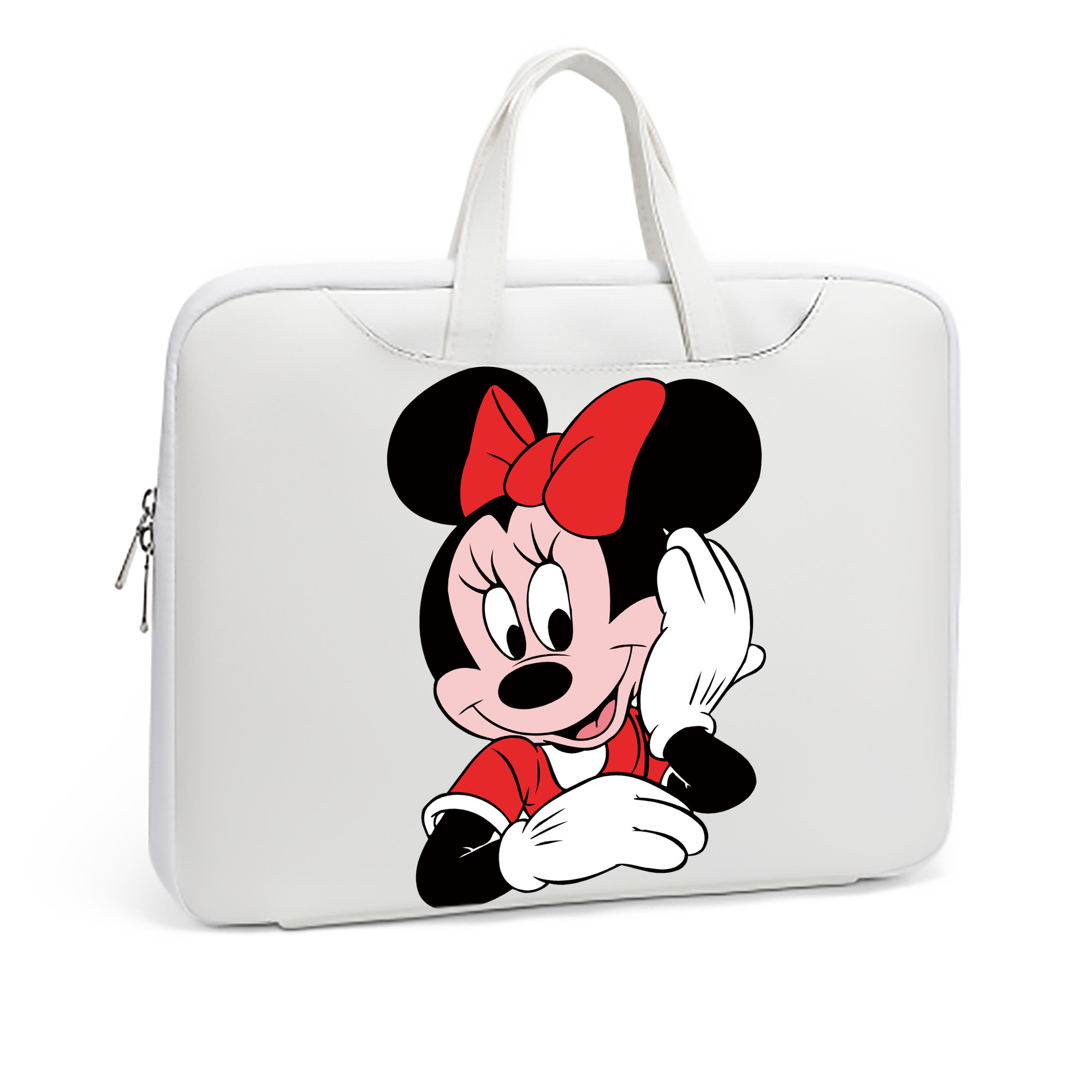 （画像用） ミッキーマウス Mickey Mouse レザーラップトップバッグ　ノートパソコンケース