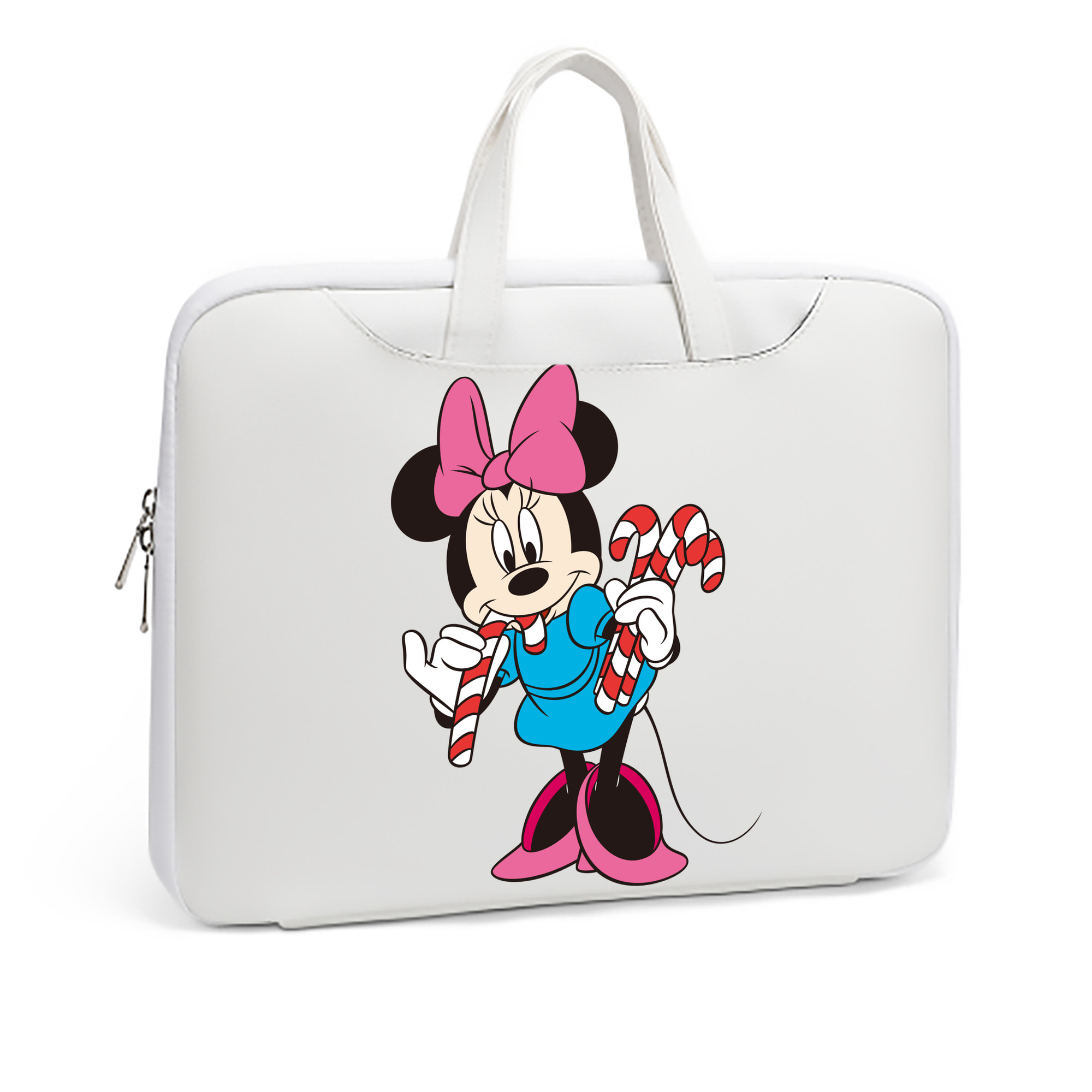 （画像用） ミッキーマウス Mickey Mouse レザーラップトップバッグ　ノートパソコンケース