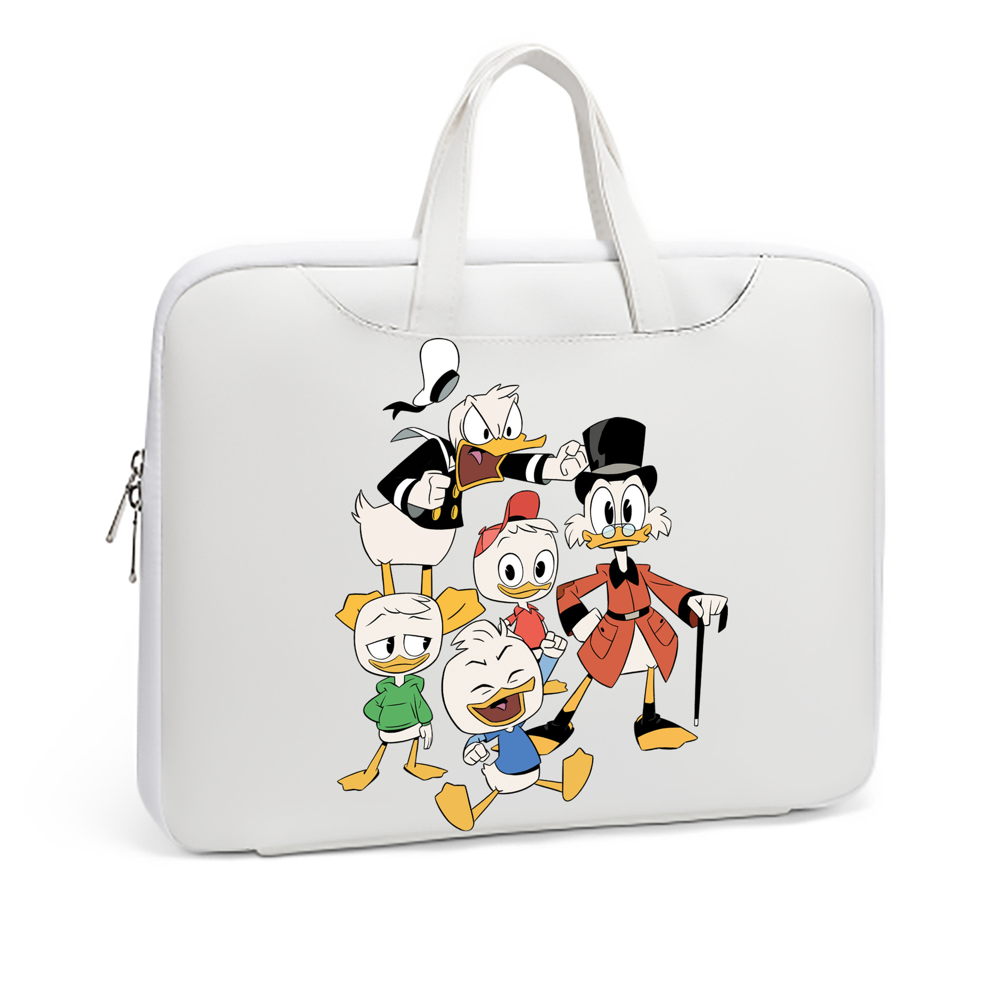 （画像用） ミッキーマウス Mickey Mouse レザーラップトップバッグ　ノートパソコンケース