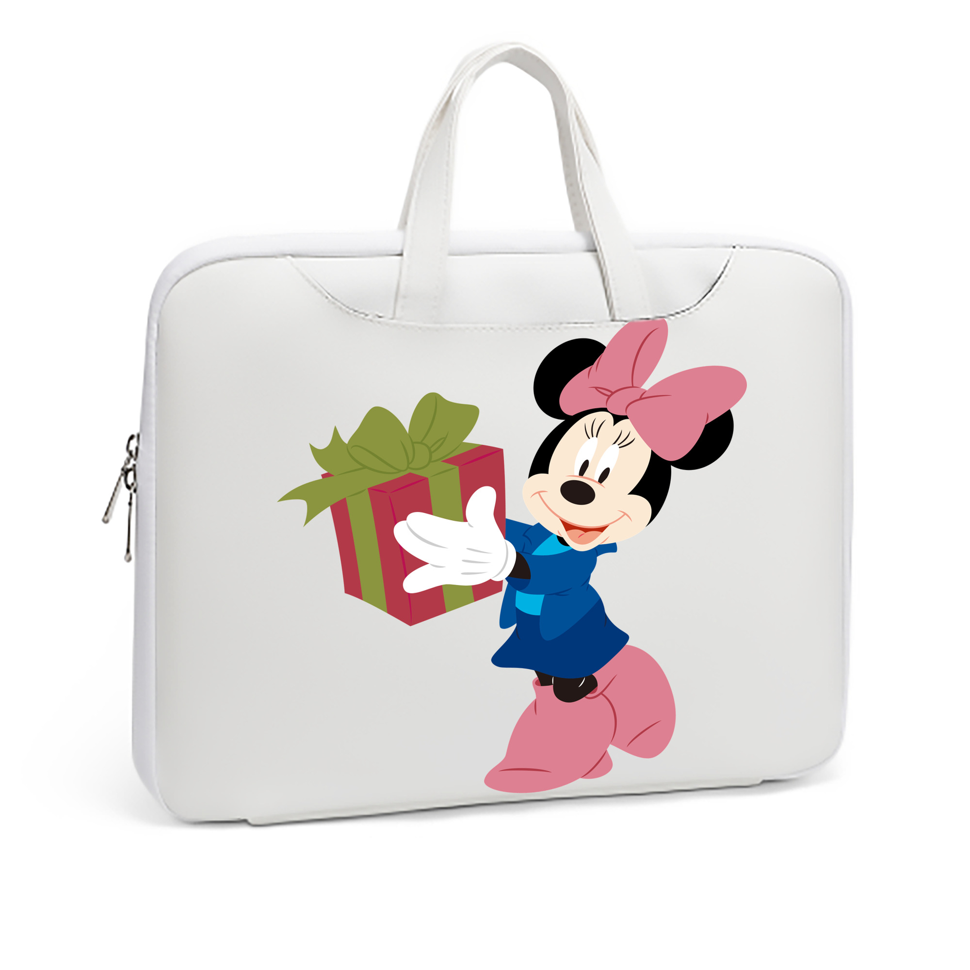（画像用） ミッキーマウス Mickey Mouse レザーラップトップバッグ　ノートパソコンケース
