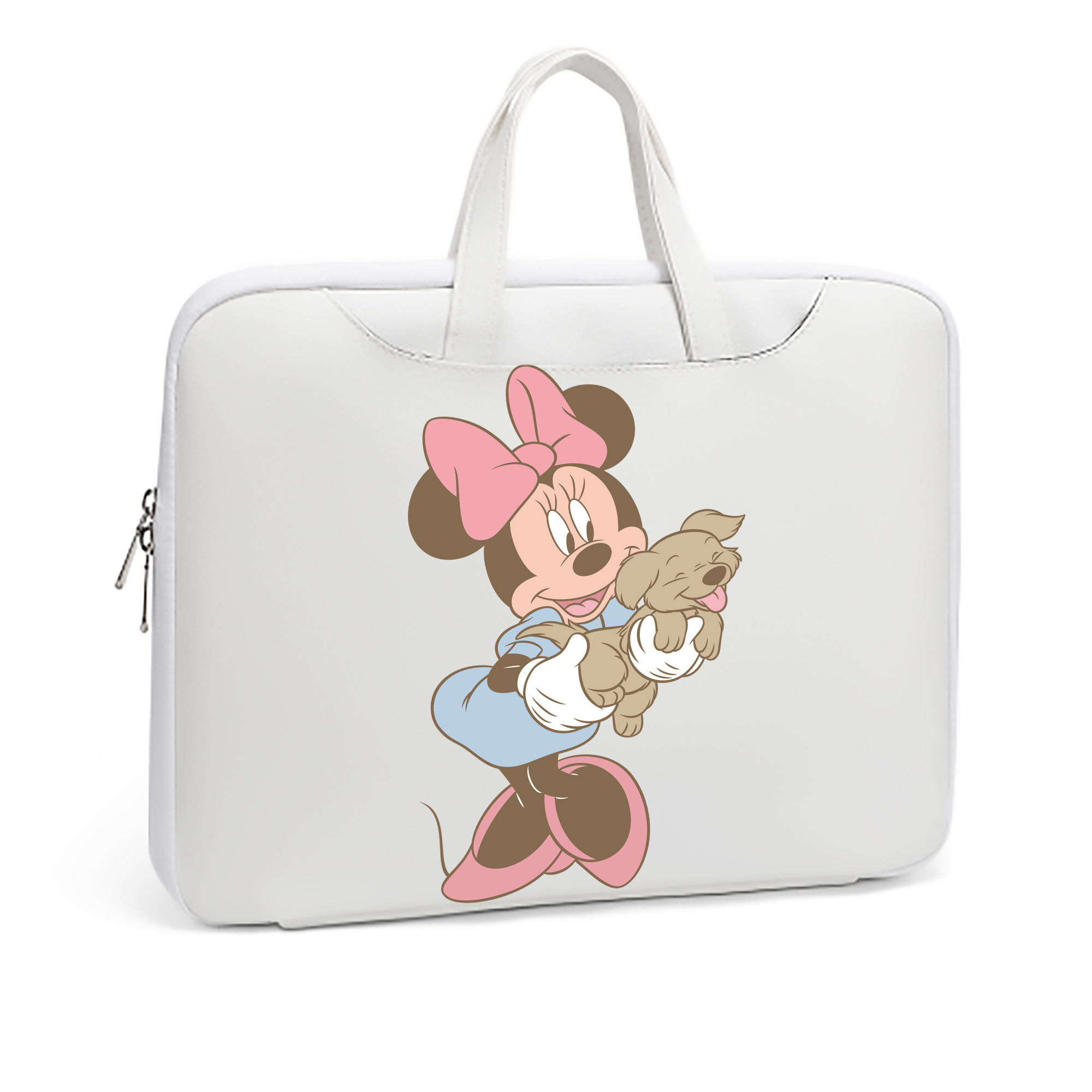 （画像用） ミッキーマウス Mickey Mouse レザーラップトップバッグ　ノートパソコンケース