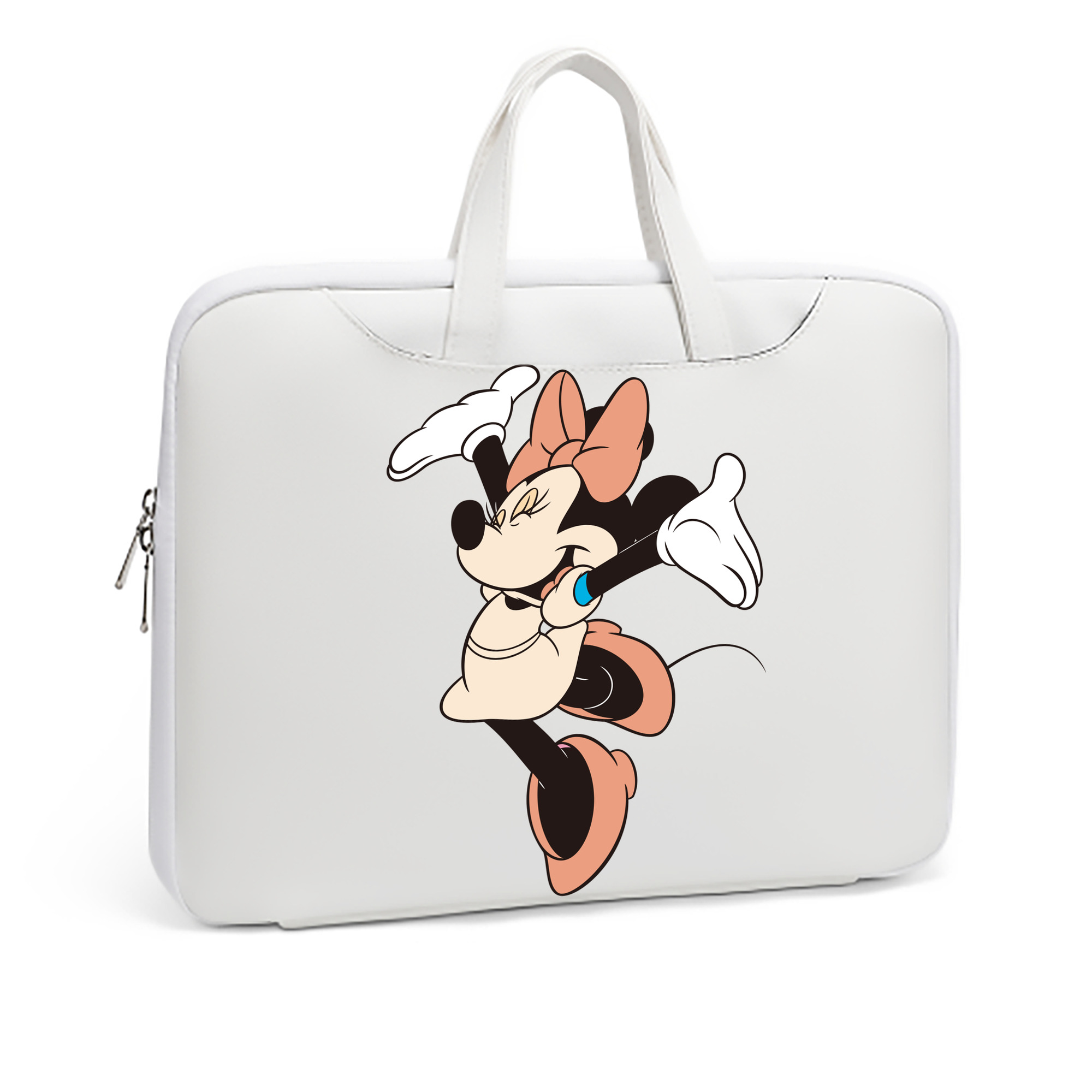 （画像用） ミッキーマウス Mickey Mouse レザーラップトップバッグ　ノートパソコンケース