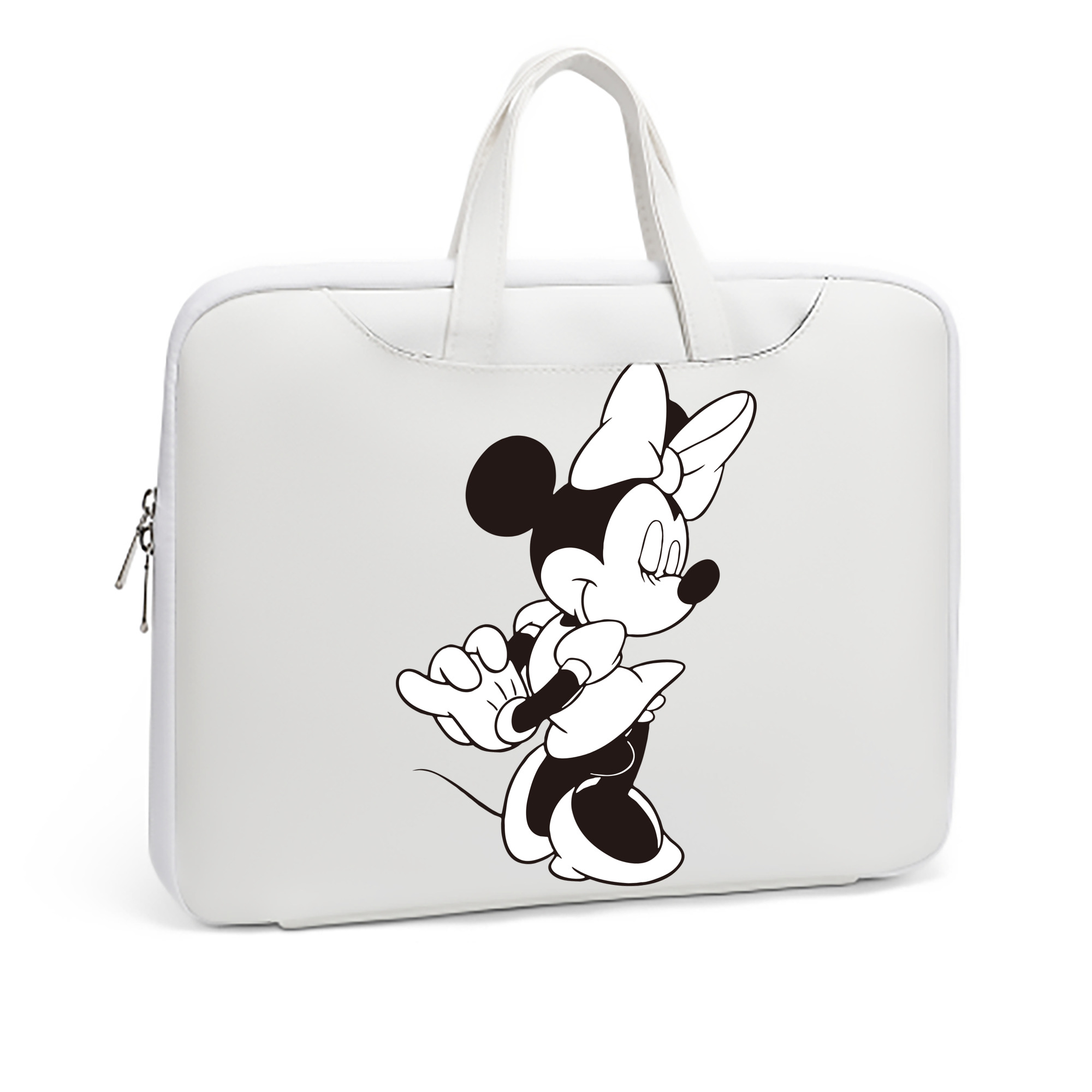 ミッキーマウス Mickey Mouse レザーラップトップバッグ　ノートパソコンケース