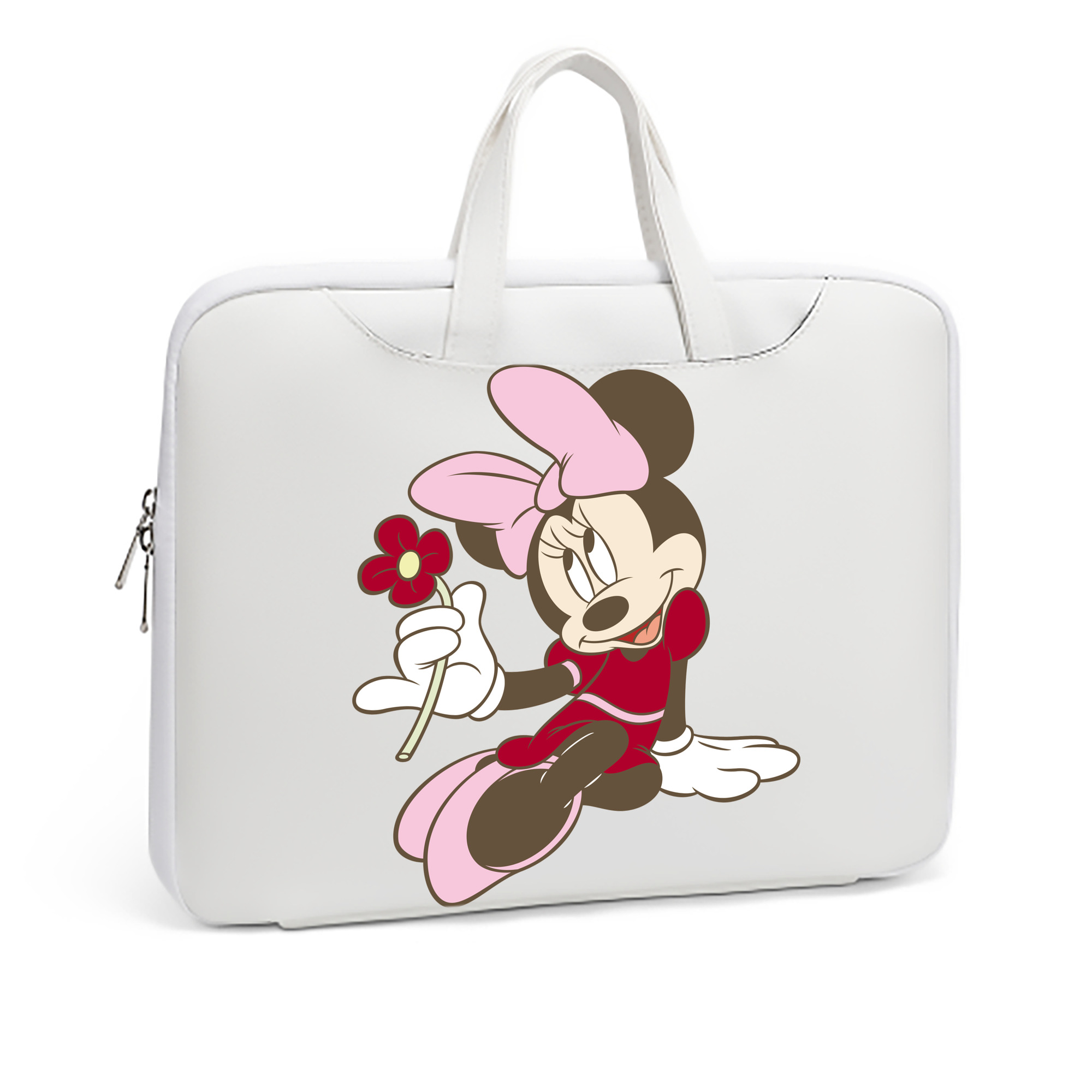 （画像用） ミッキーマウス Mickey Mouse レザーラップトップバッグ　ノートパソコンケース
