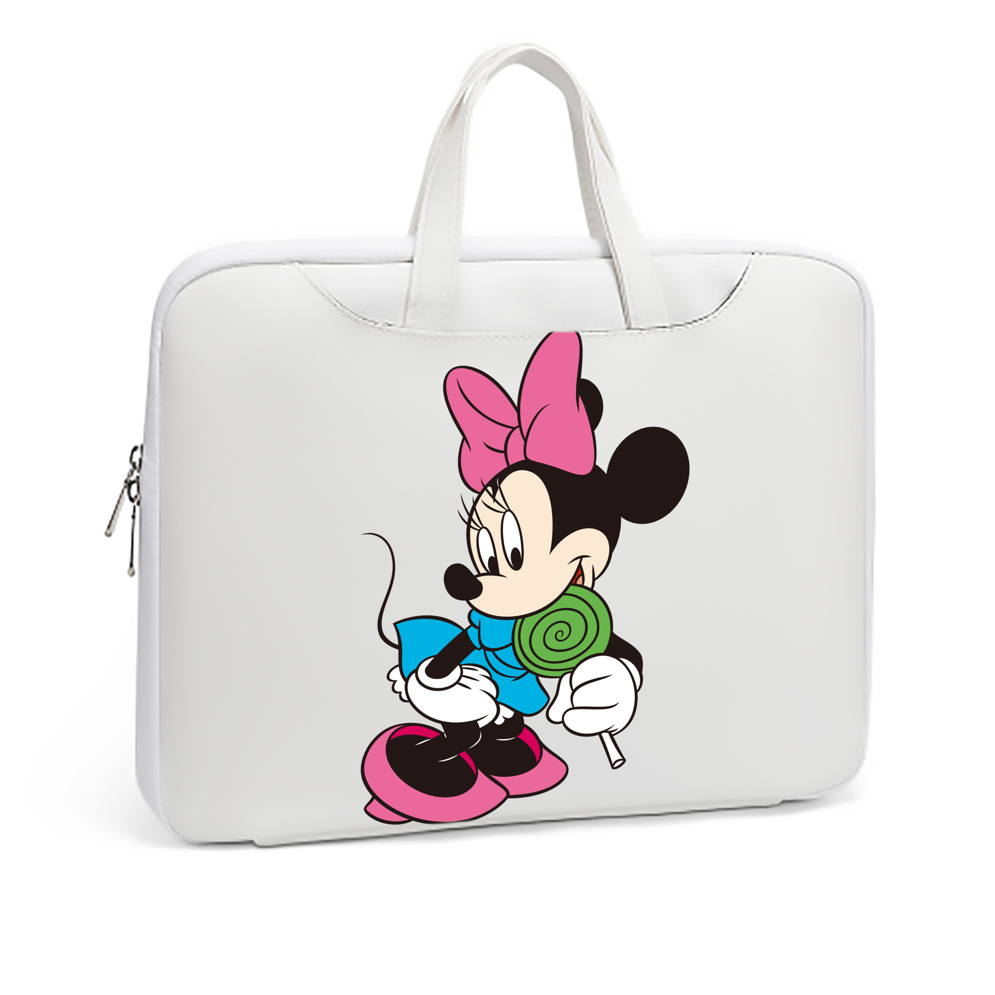 （画像用） ミッキーマウス Mickey Mouse レザーラップトップバッグ　ノートパソコンケース
