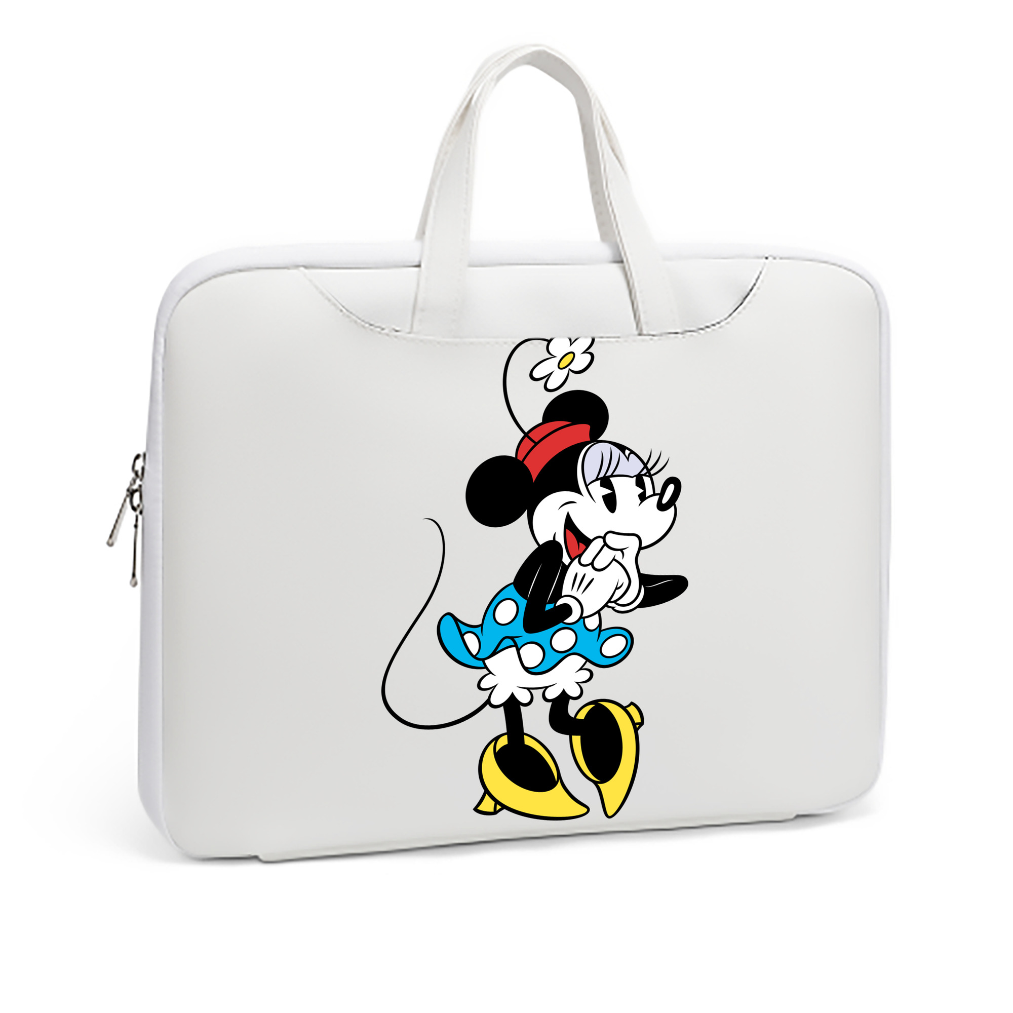 ミッキーマウス Mickey Mouse レザーラップトップバッグ　ノートパソコンケース