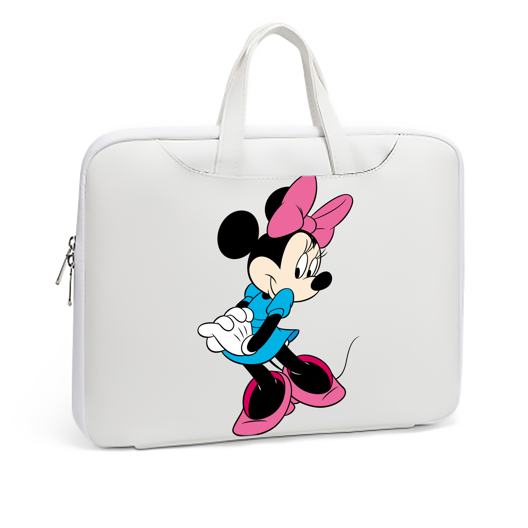 ミッキーマウス Mickey Mouse レザーラップトップバッグ　ノートパソコンケース