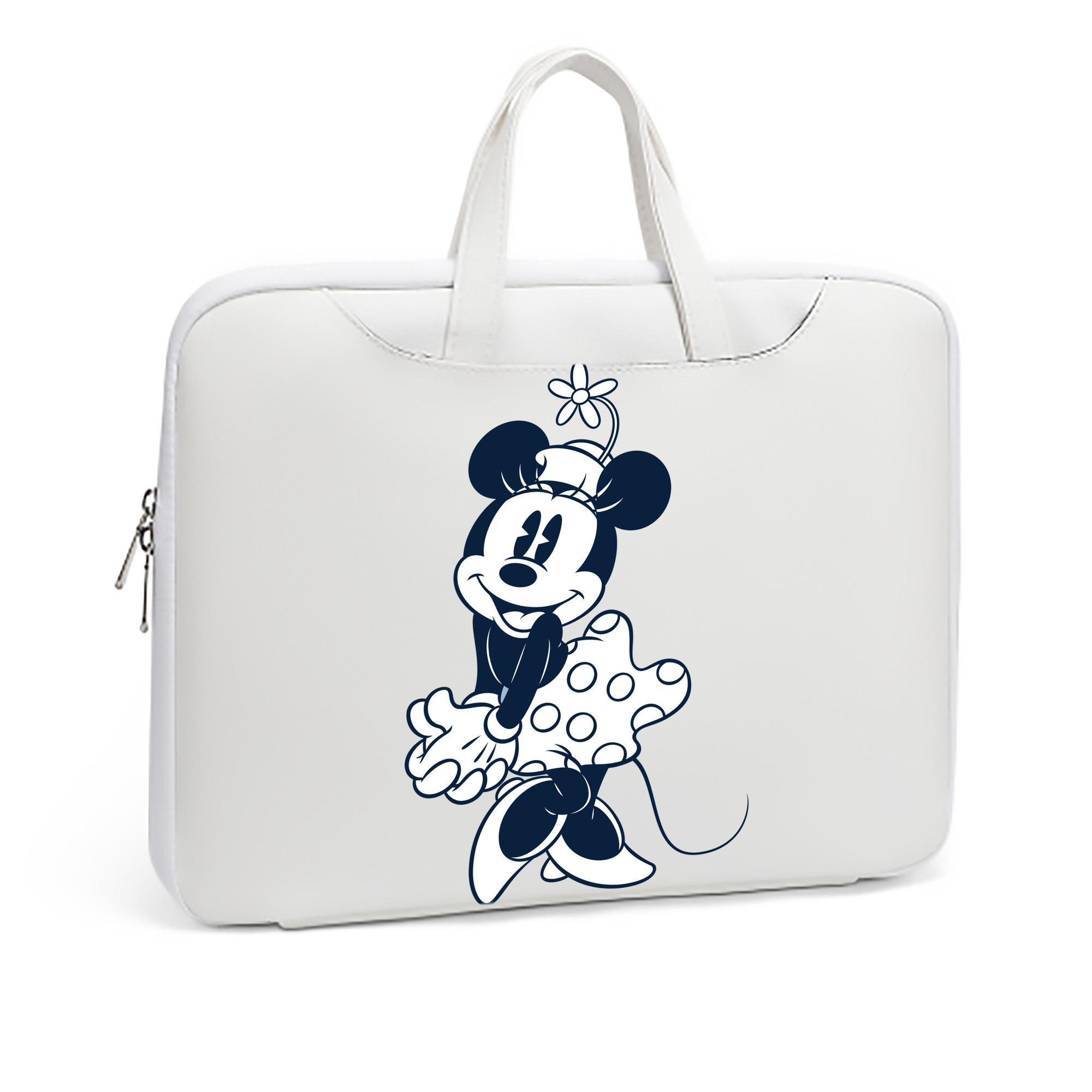 （画像用） ミッキーマウス Mickey Mouse レザーラップトップバッグ　ノートパソコンケース
