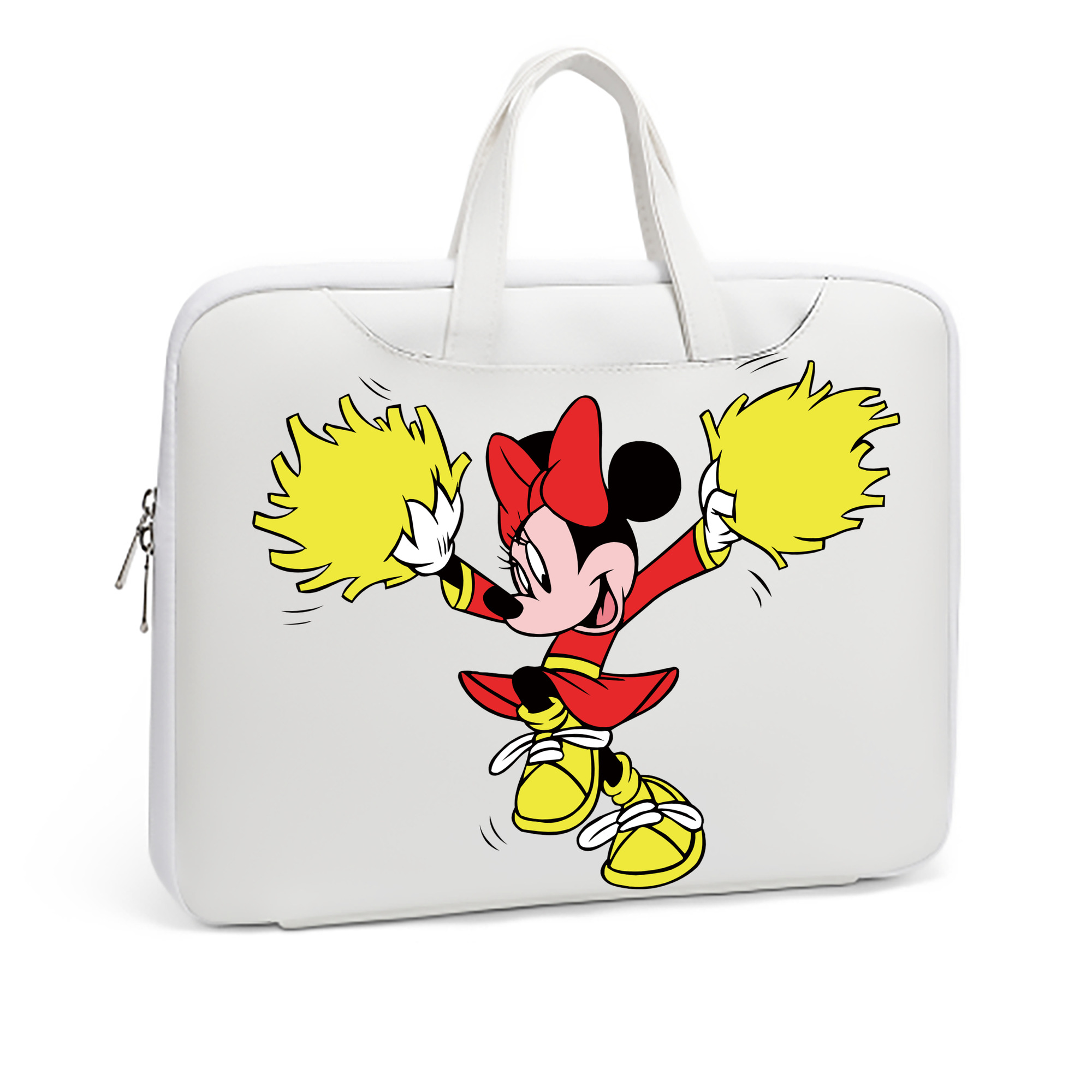 （画像用） ミッキーマウス Mickey Mouse レザーラップトップバッグ　ノートパソコンケース