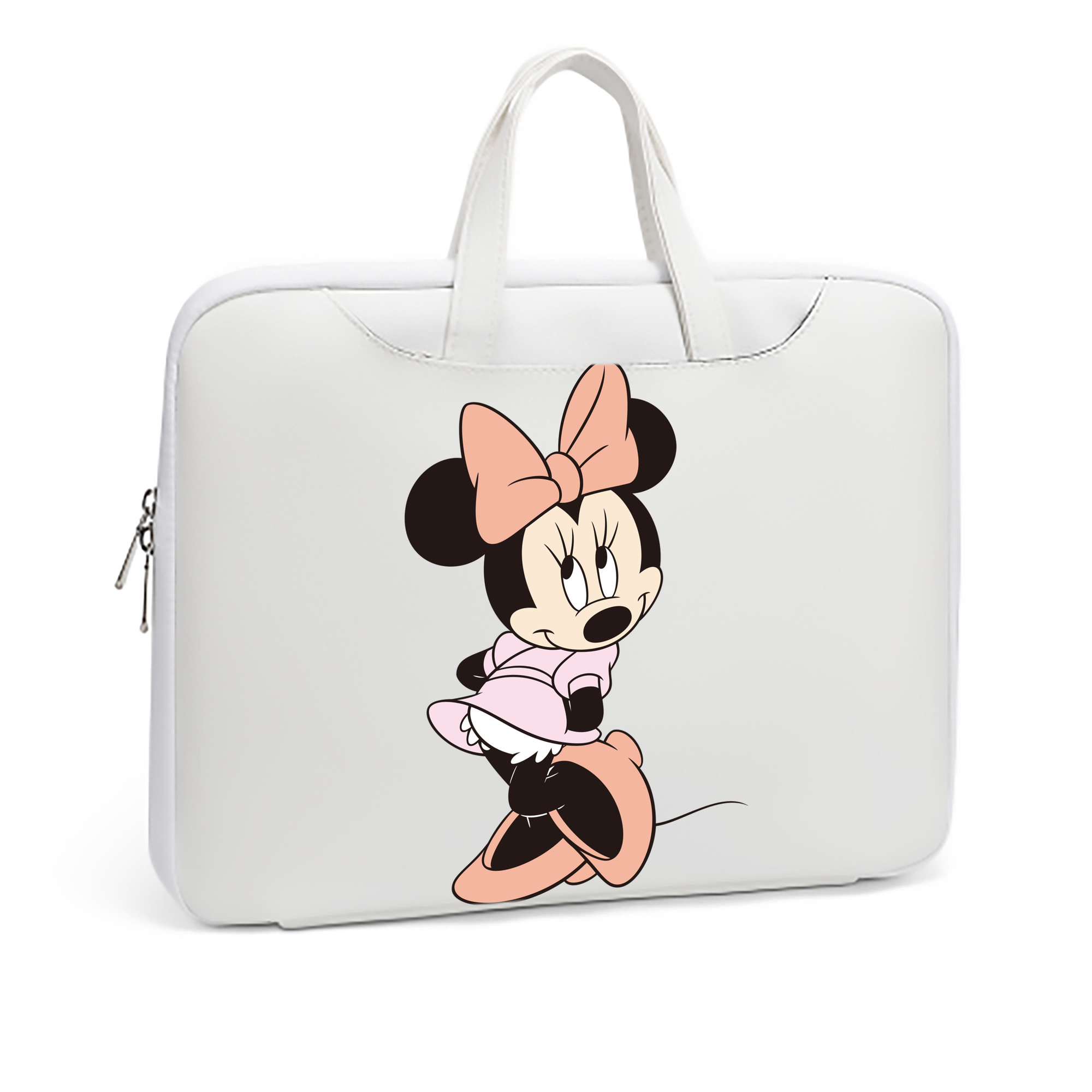 ミッキーマウス Mickey Mouse レザーラップトップバッグ　ノートパソコンケース