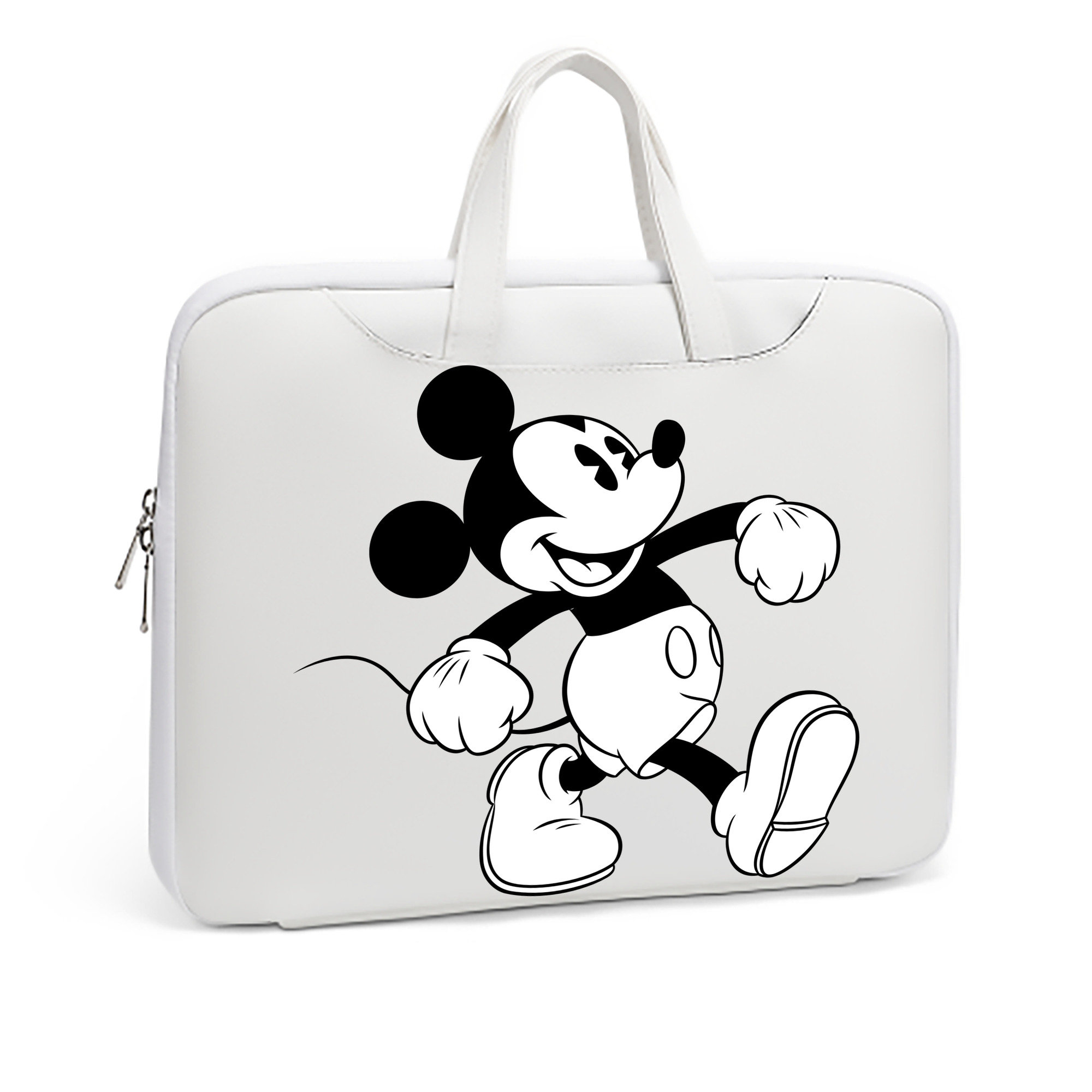 ミッキーマウス Mickey Mouse レザーラップトップバッグ　ノートパソコンケース