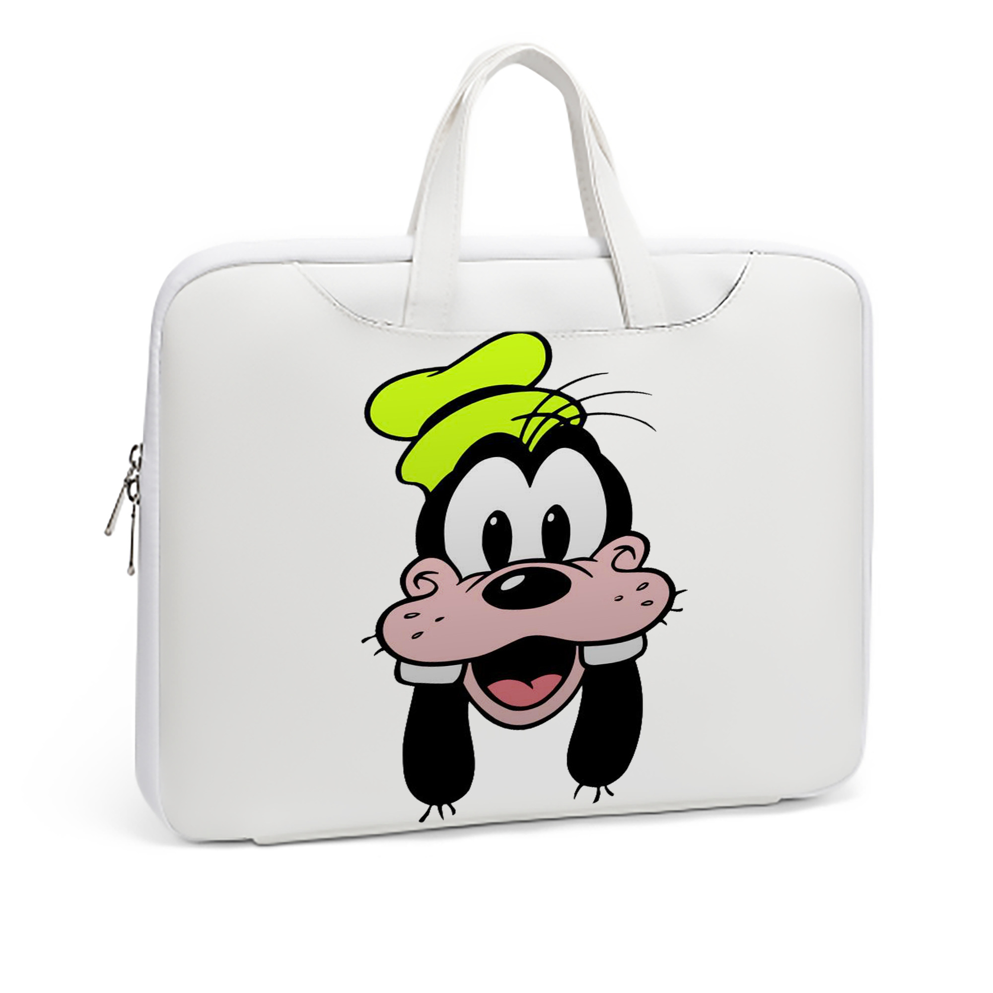 （画像用） ミッキーマウス Mickey Mouse レザーラップトップバッグ　ノートパソコンケース