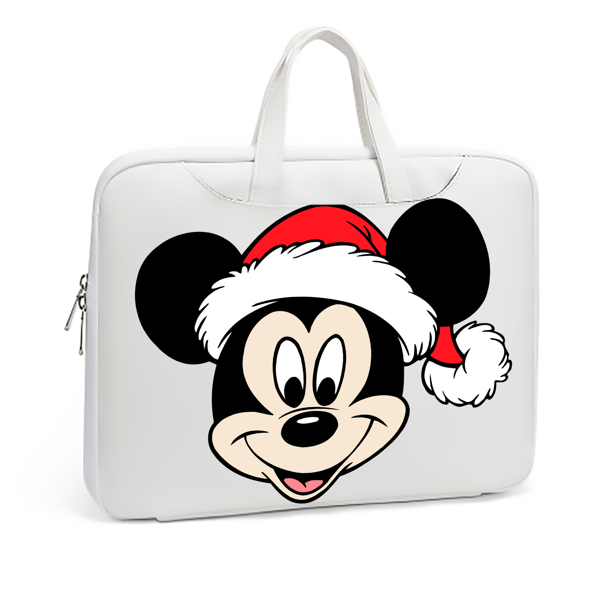 ミッキーマウス Mickey Mouse レザーラップトップバッグ　ノートパソコンケース