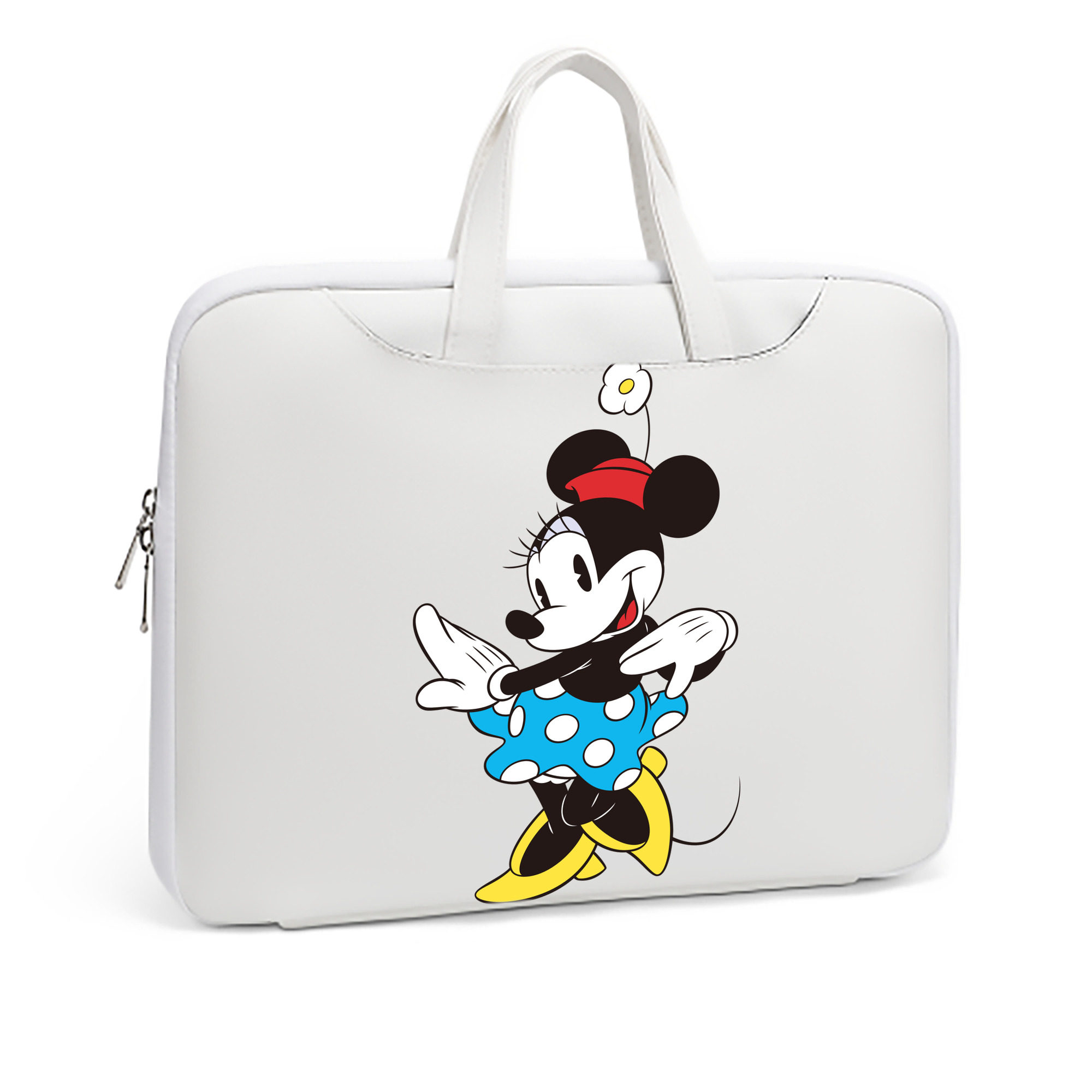 （画像用） ミッキーマウス Mickey Mouse レザーラップトップバッグ　ノートパソコンケース