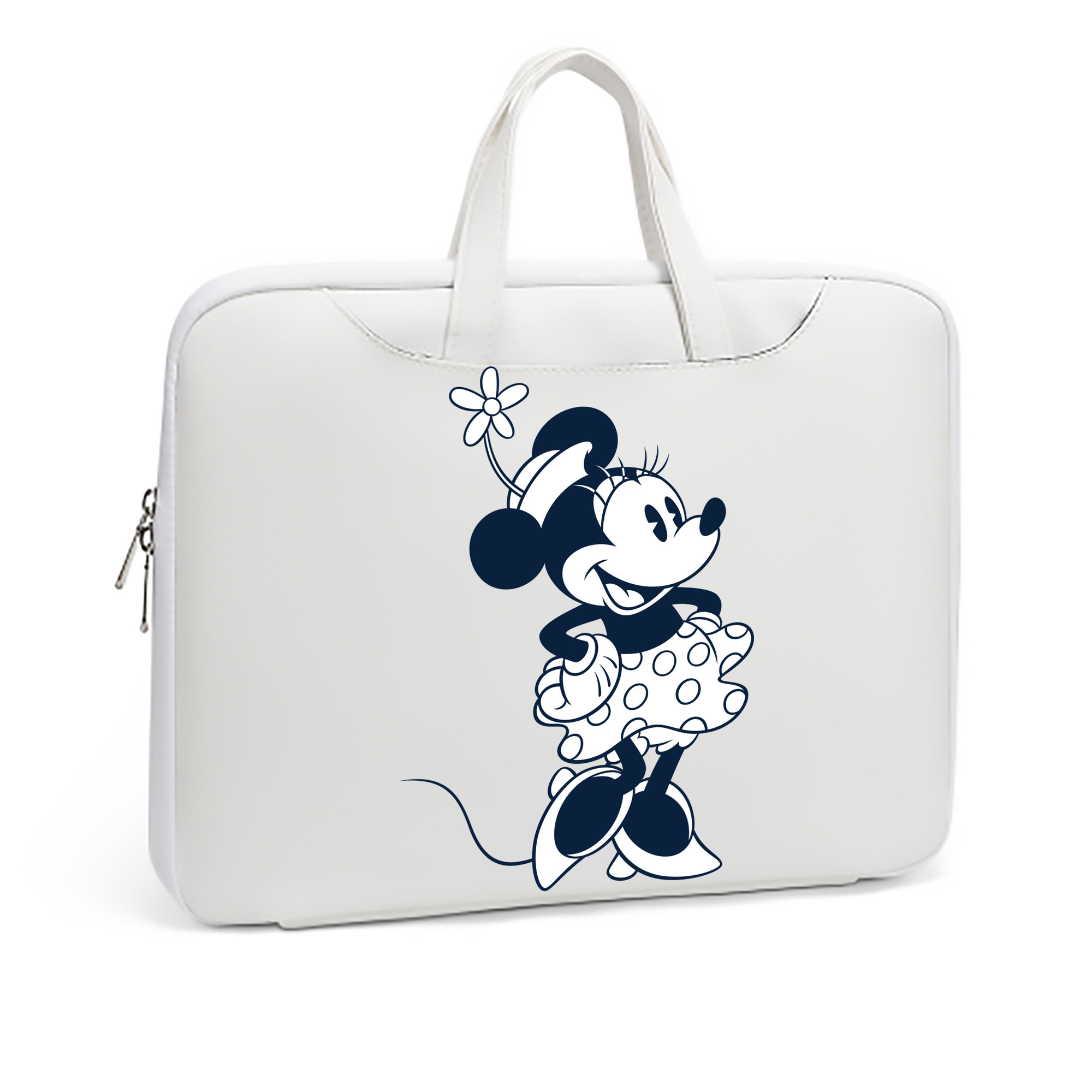 （画像用） ミッキーマウス Mickey Mouse レザーラップトップバッグ　ノートパソコンケース
