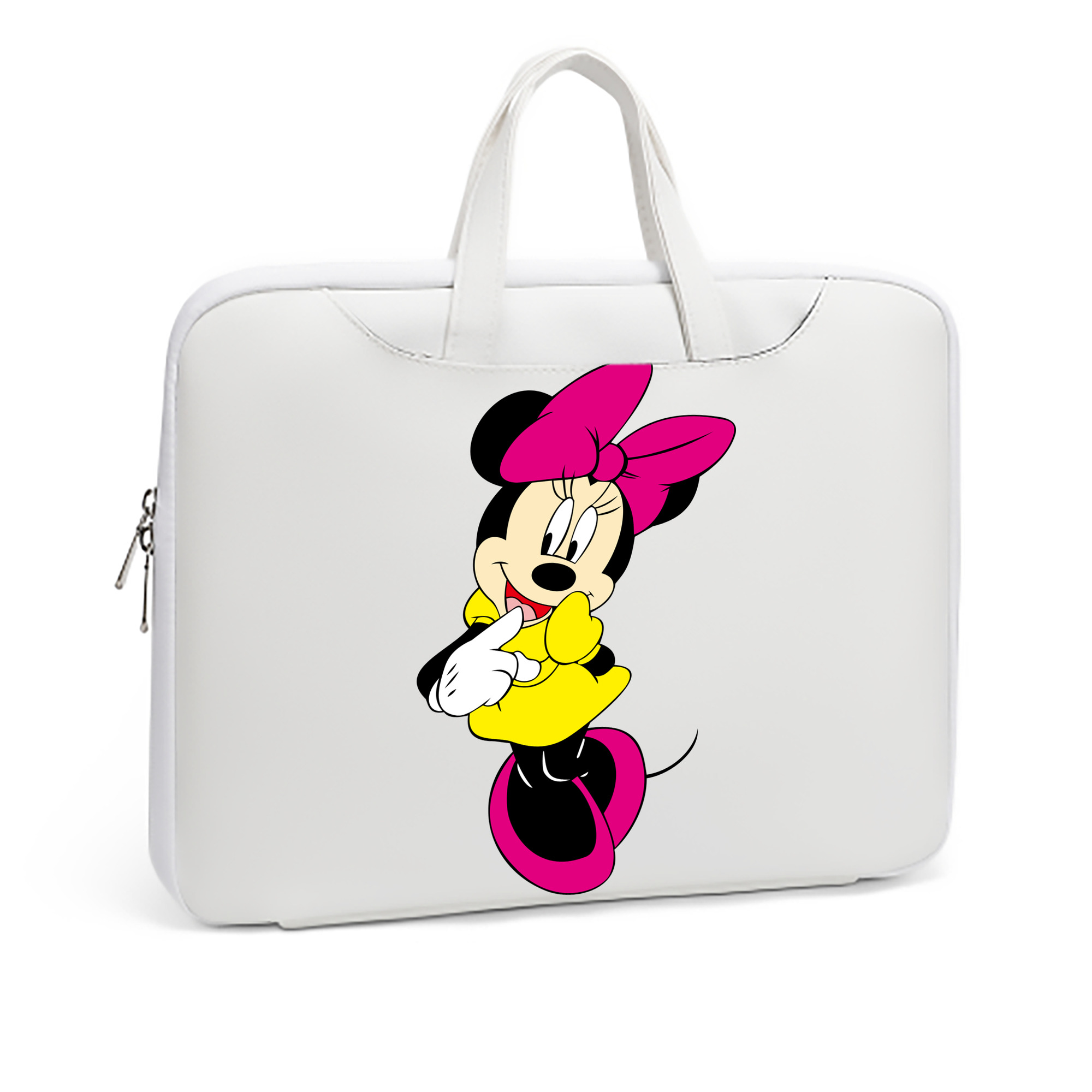 ミッキーマウス Mickey Mouse レザーラップトップバッグ　ノートパソコンケース