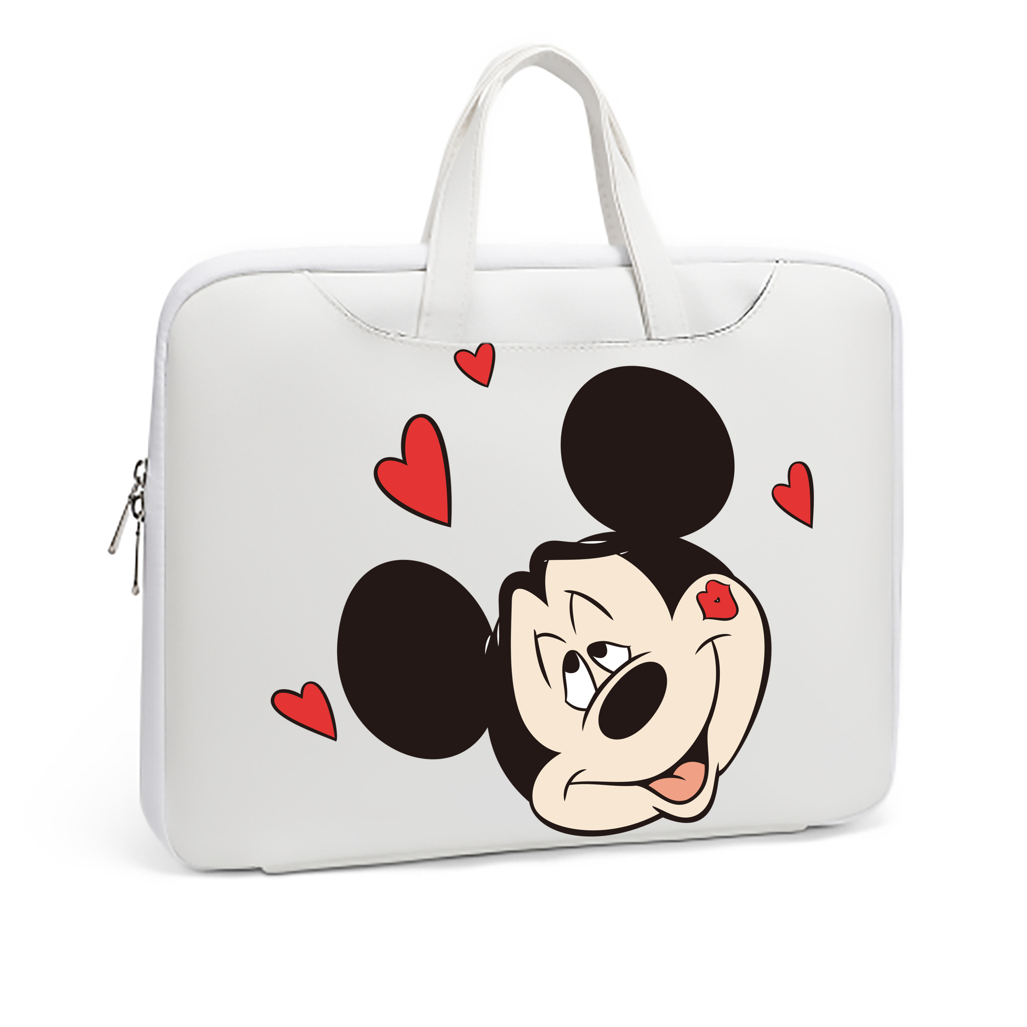 ミッキーマウス Mickey Mouse レザーラップトップバッグ　ノートパソコンケース