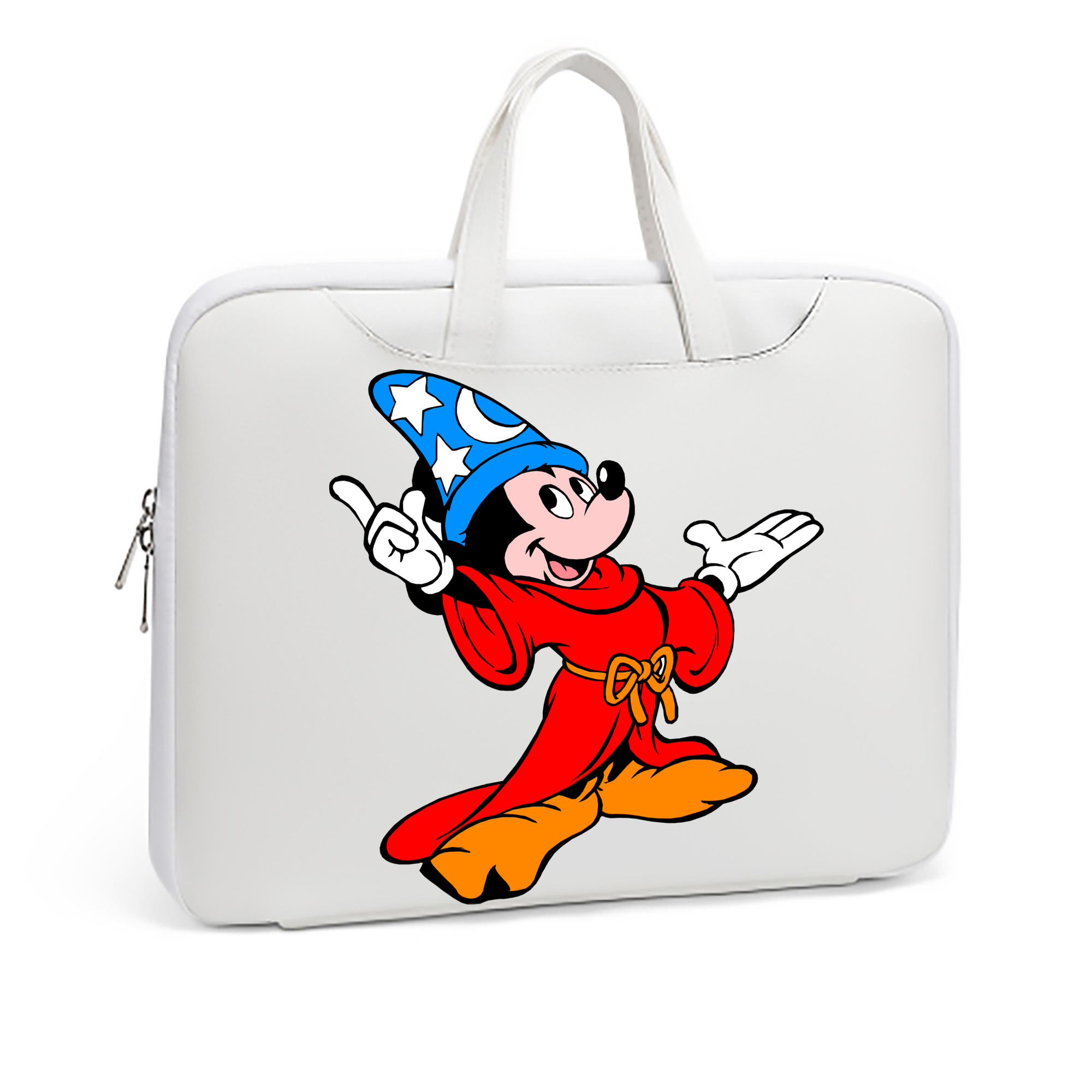 （画像用） ミッキーマウス Mickey Mouse レザーラップトップバッグ　ノートパソコンケース