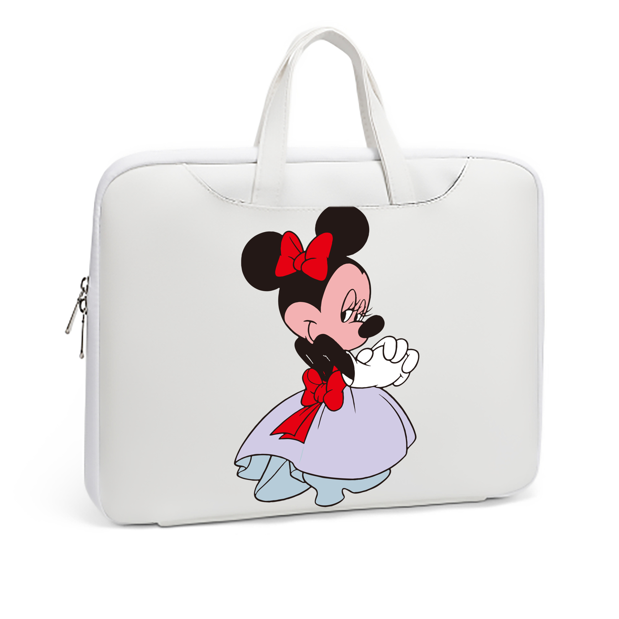 ミッキーマウス Mickey Mouse レザーラップトップバッグ　ノートパソコンケース