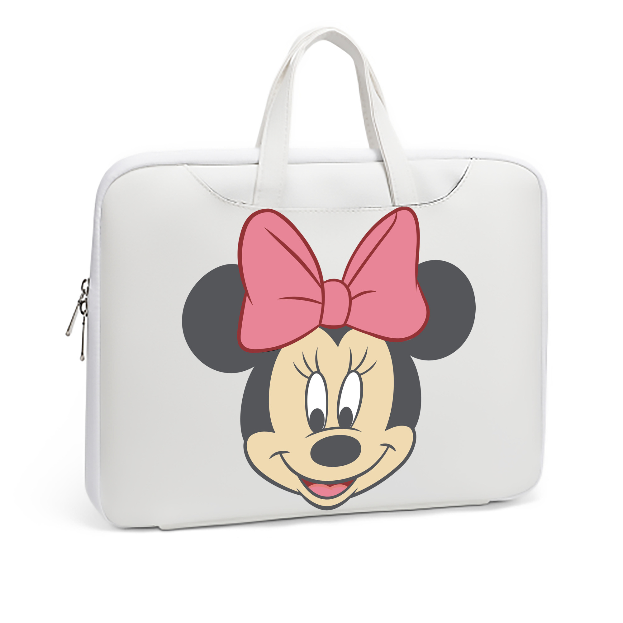 （画像用） ミッキーマウス Mickey Mouse レザーラップトップバッグ　ノートパソコンケース