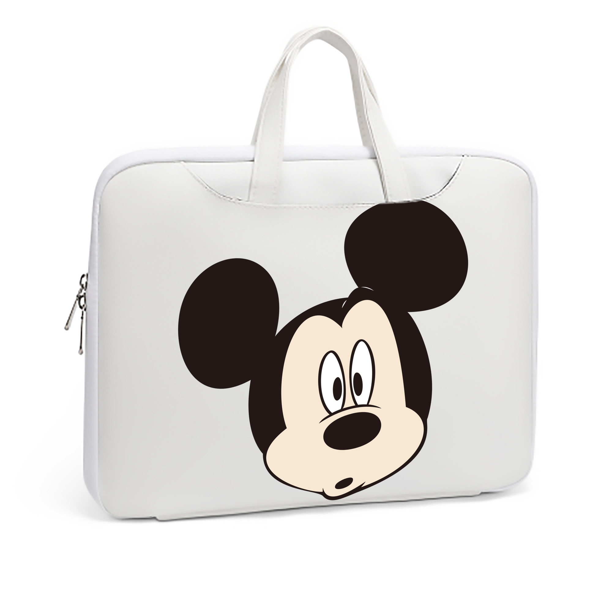 ミッキーマウス Mickey Mouse レザーラップトップバッグ　ノートパソコンケース