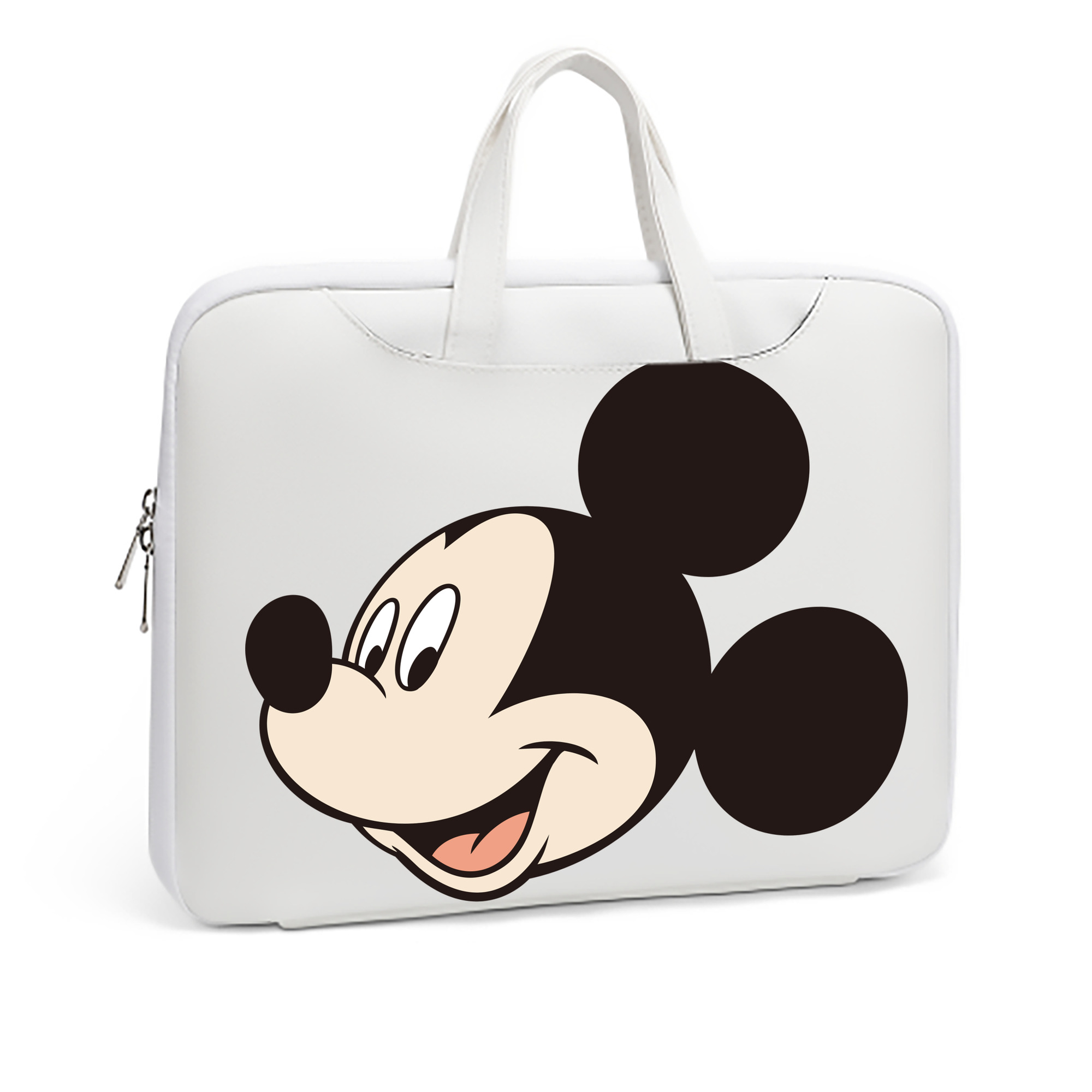 ミッキーマウス Mickey Mouse レザーラップトップバッグ　ノートパソコンケース