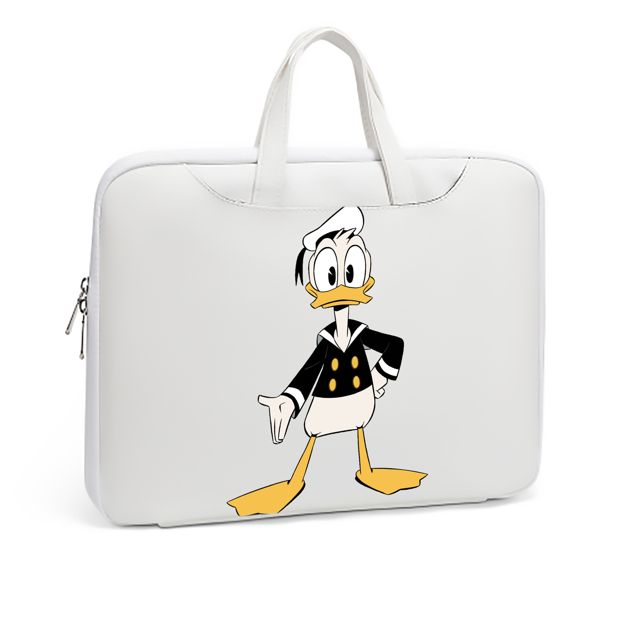 ミッキーマウス Mickey Mouse レザーラップトップバッグ　ノートパソコンケース