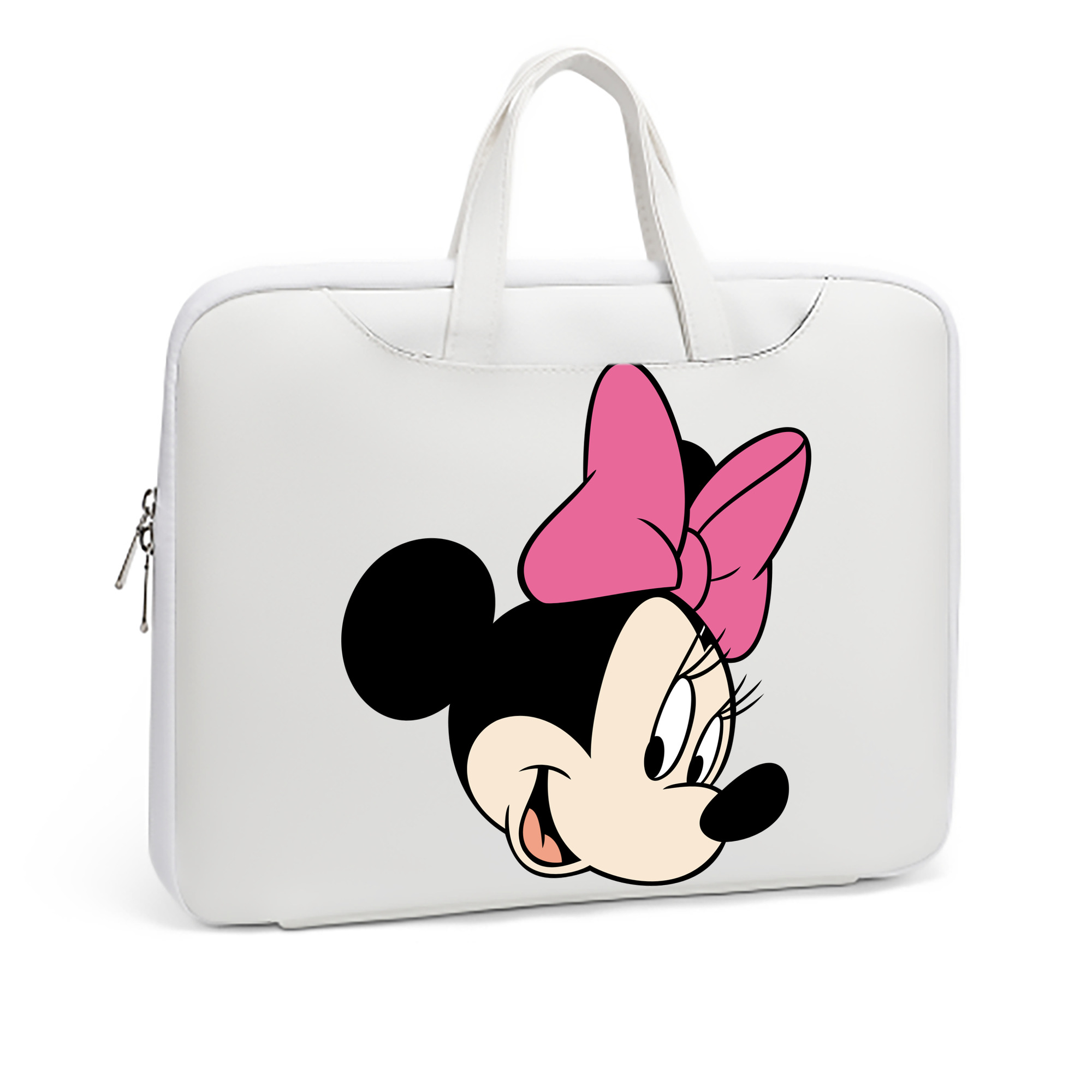 ミッキーマウス Mickey Mouse レザーラップトップバッグ　ノートパソコンケース