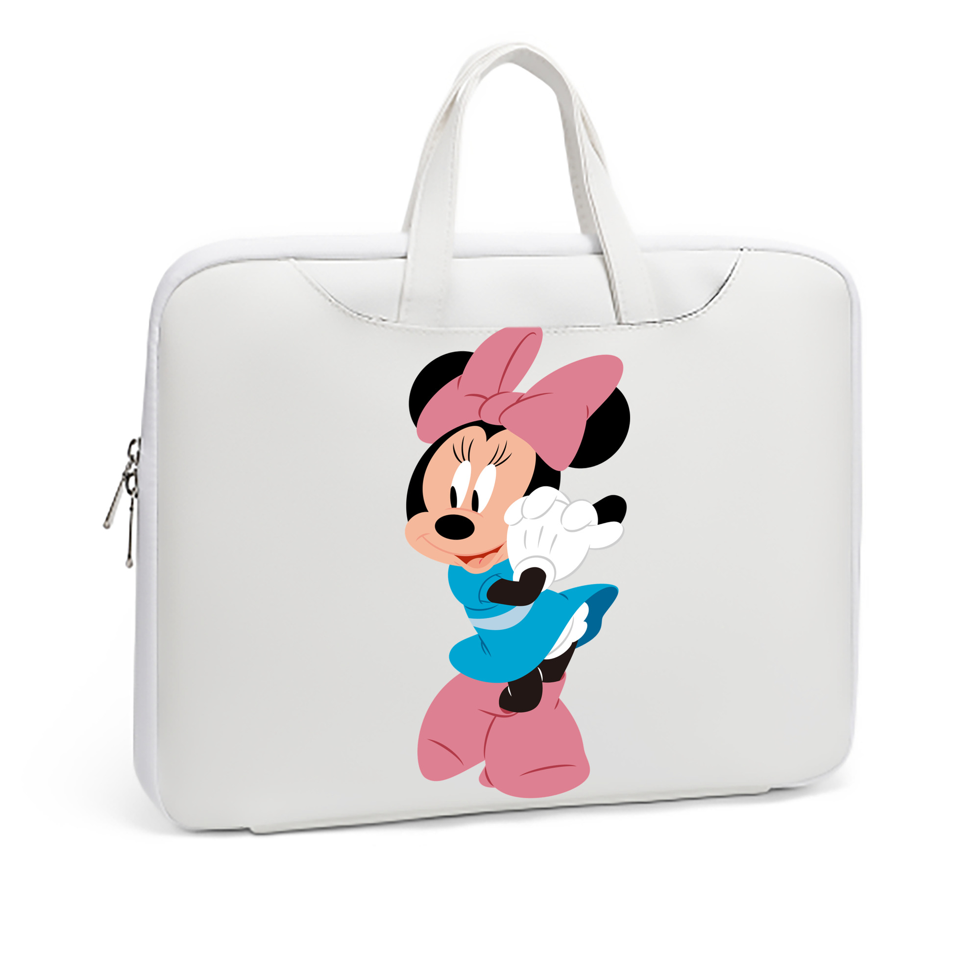 ミッキーマウス Mickey Mouse レザーラップトップバッグ　ノートパソコンケース