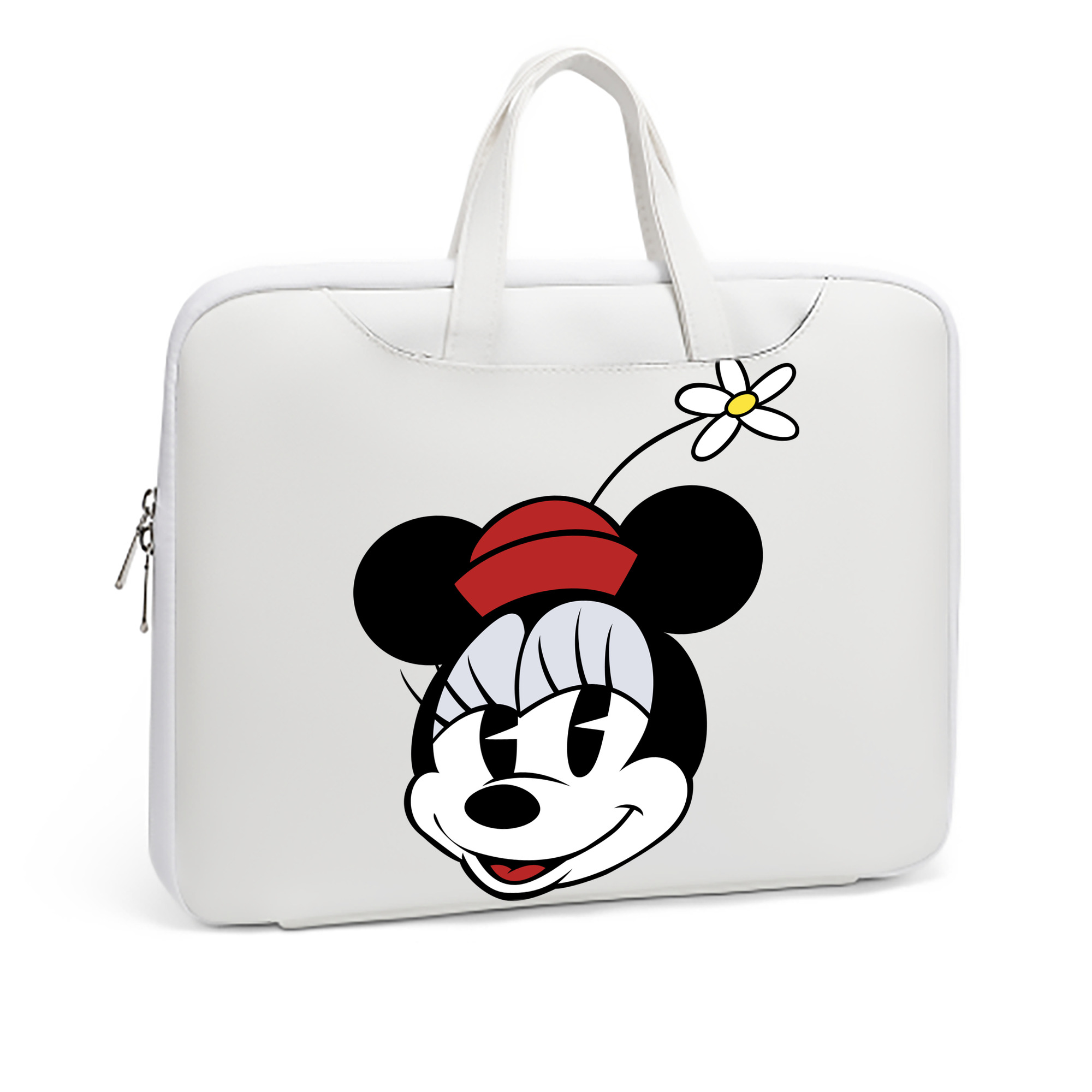 （画像用） ミッキーマウス Mickey Mouse レザーラップトップバッグ　ノートパソコンケース