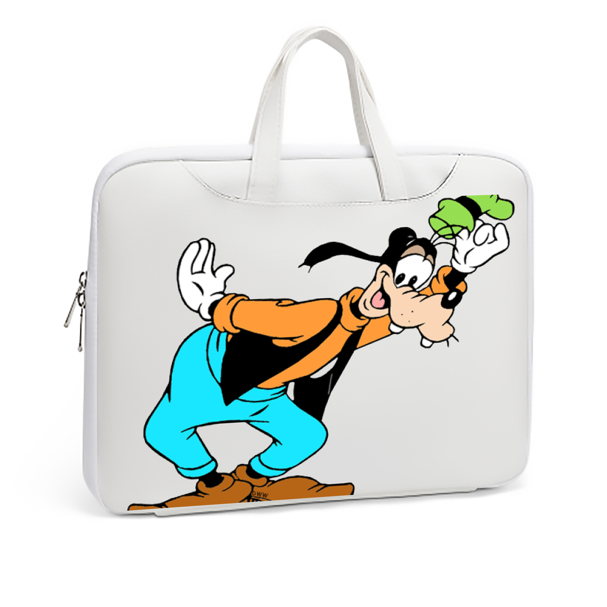 ミッキーマウス Mickey Mouse レザーラップトップバッグ　ノートパソコンケース