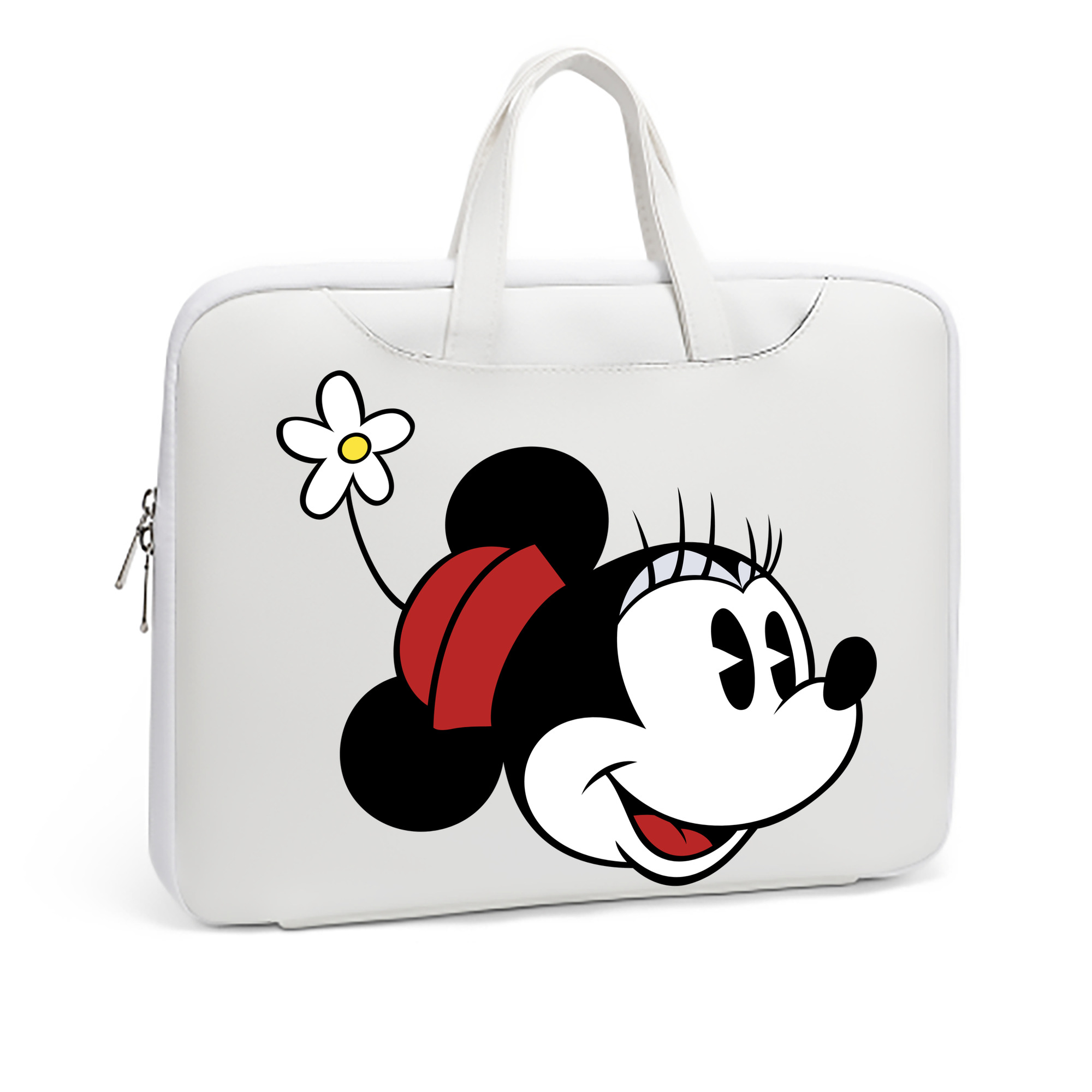 ミッキーマウス Mickey Mouse レザーラップトップバッグ　ノートパソコンケース