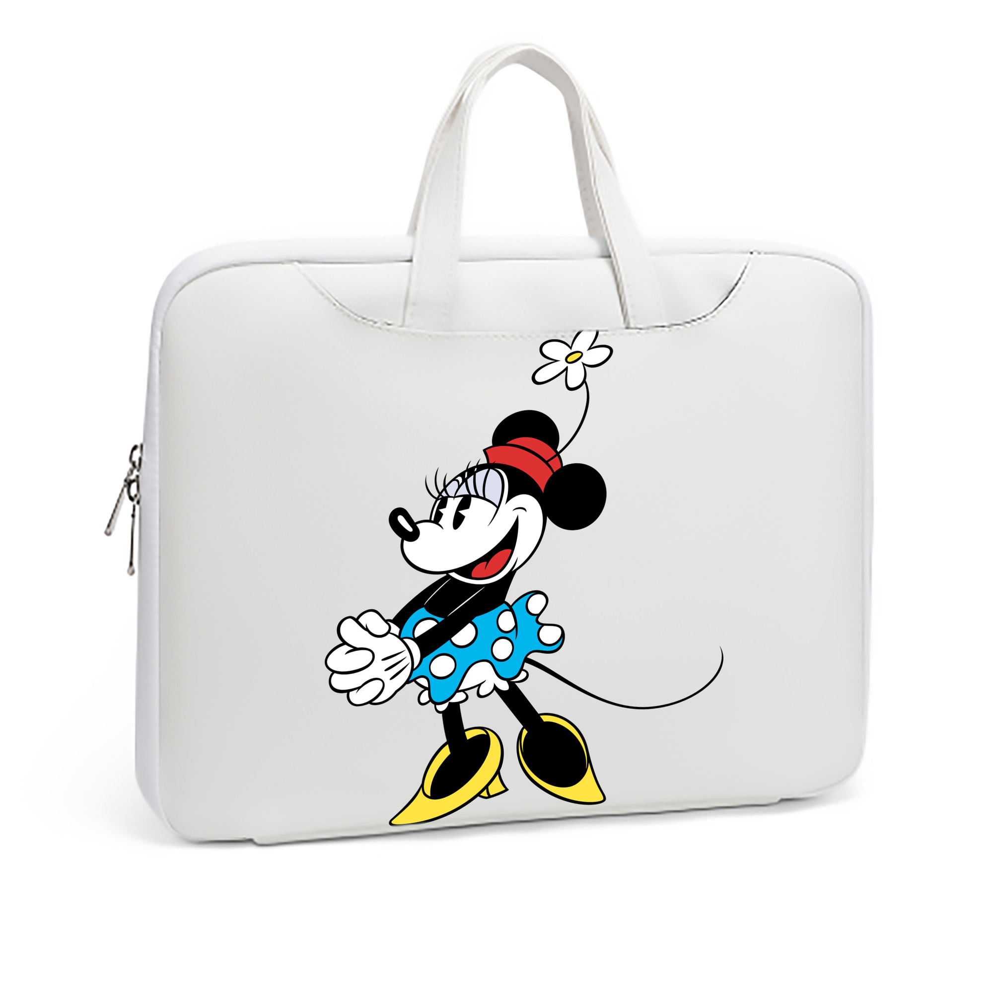 ミッキーマウス Mickey Mouse レザーラップトップバッグ　ノートパソコンケース