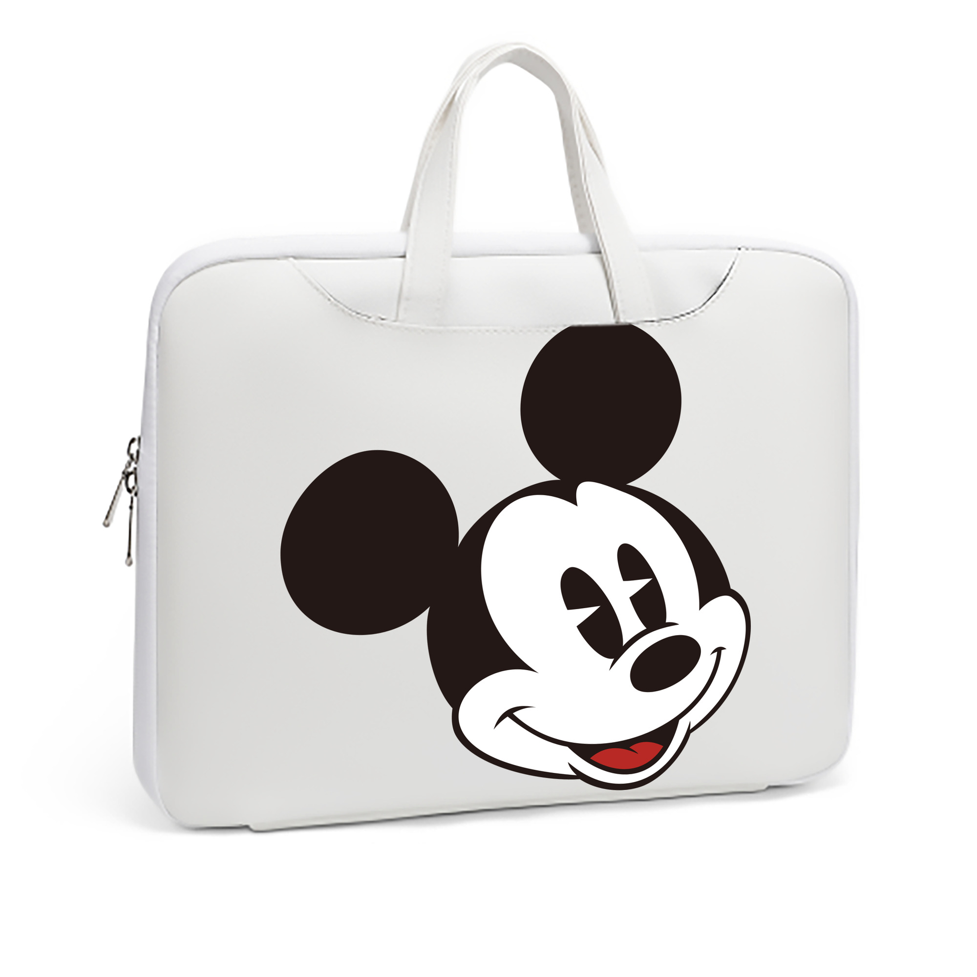 ミッキーマウス Mickey Mouse レザーラップトップバッグ　ノートパソコンケース
