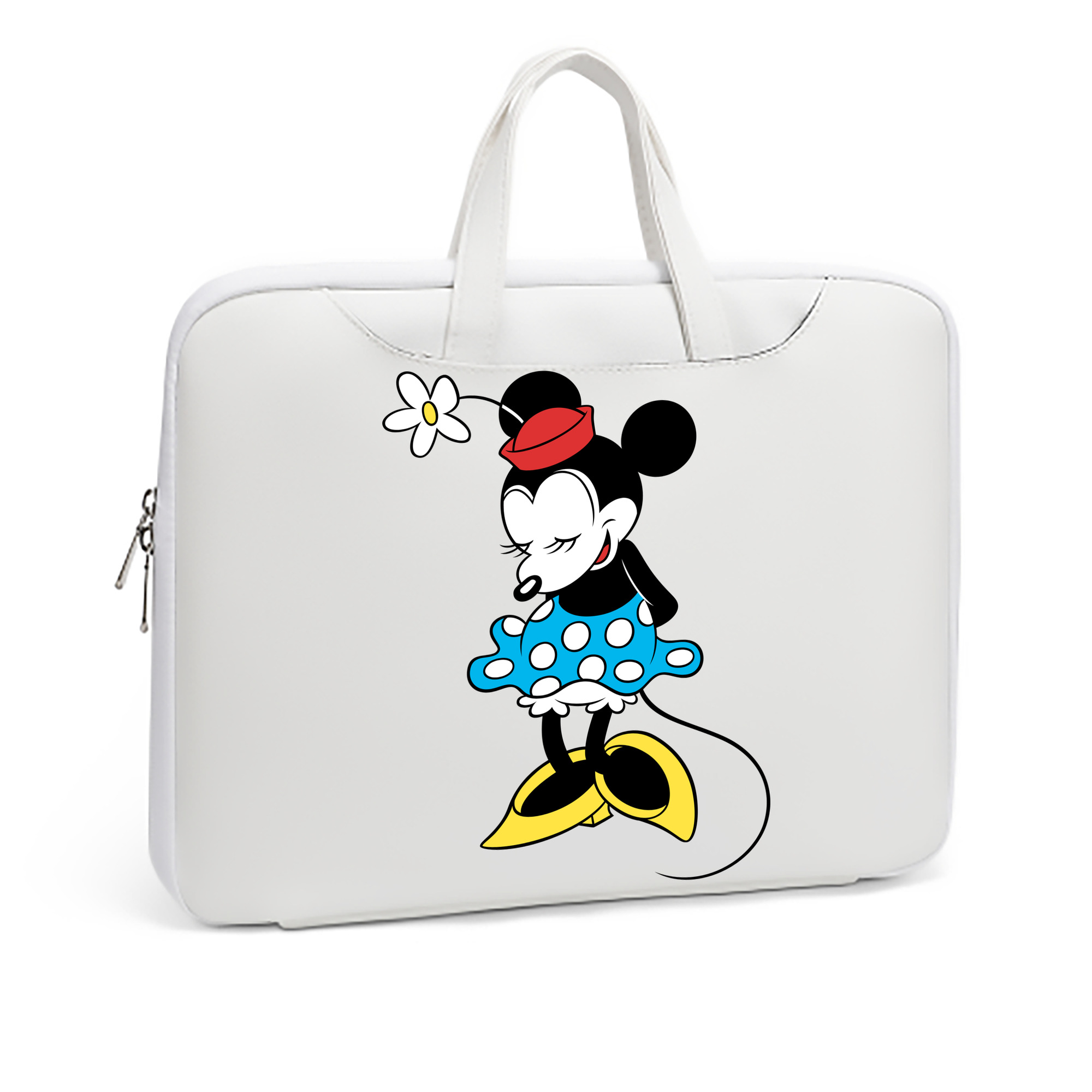 ミッキーマウス Mickey Mouse レザーラップトップバッグ　ノートパソコンケース