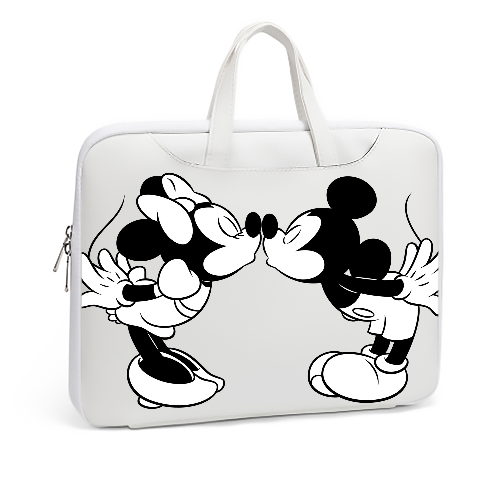 ミッキーマウス Mickey Mouse レザーラップトップバッグ　ノートパソコンケース