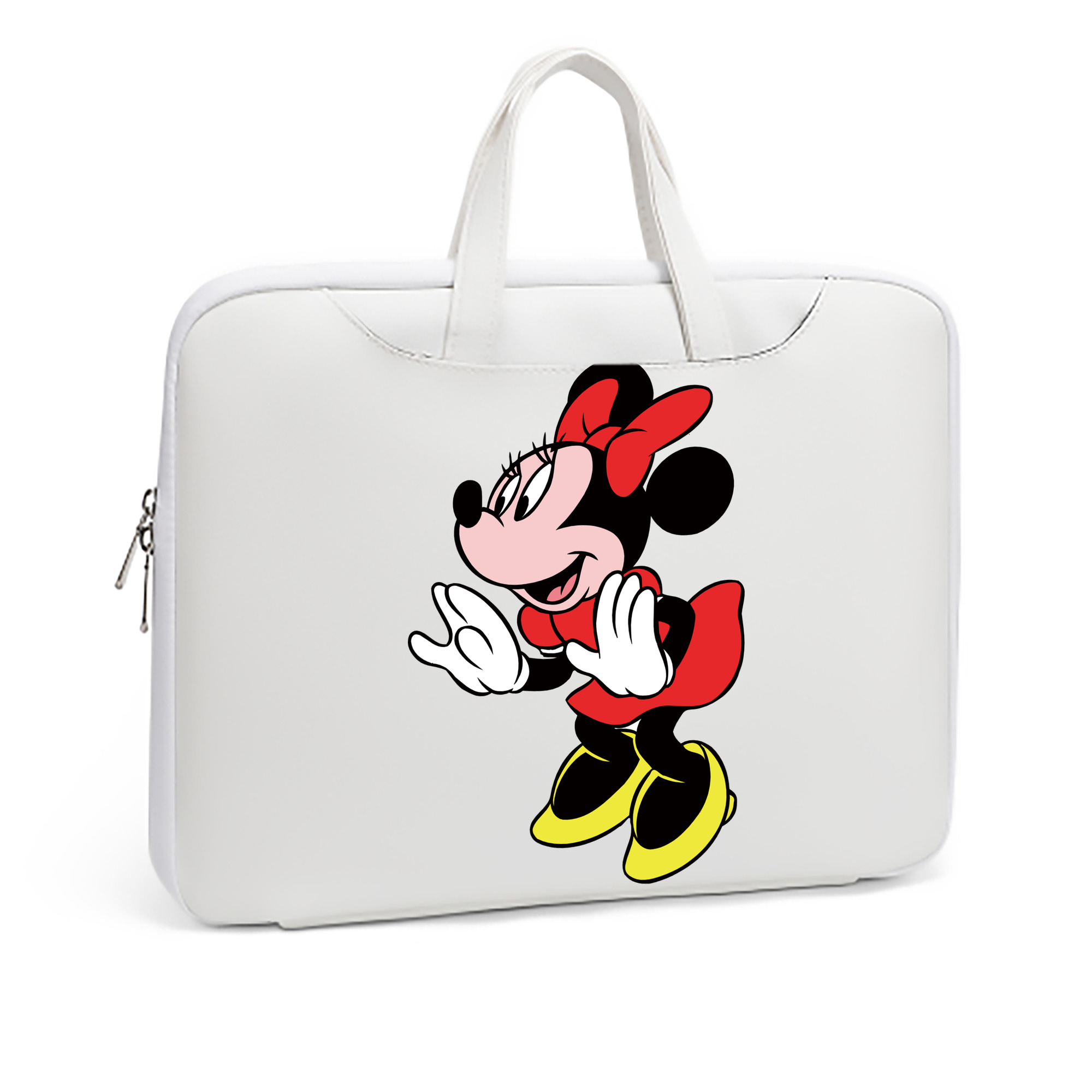 ミッキーマウス Mickey Mouse レザーラップトップバッグ　ノートパソコンケース
