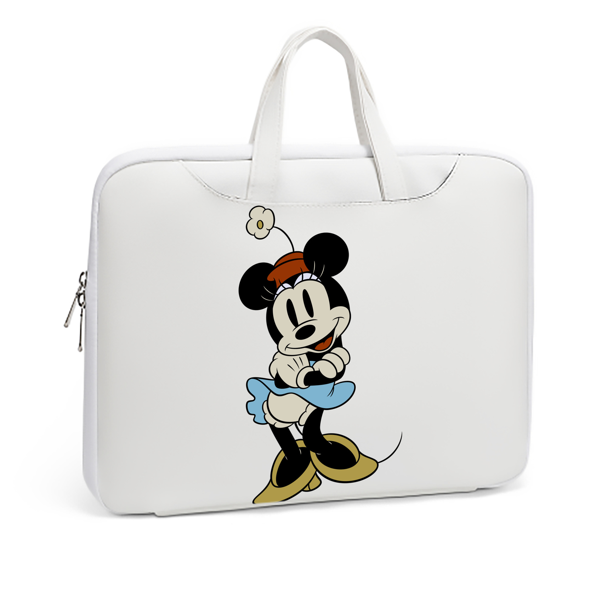 ミッキーマウス Mickey Mouse レザーラップトップバッグ　ノートパソコンケース
