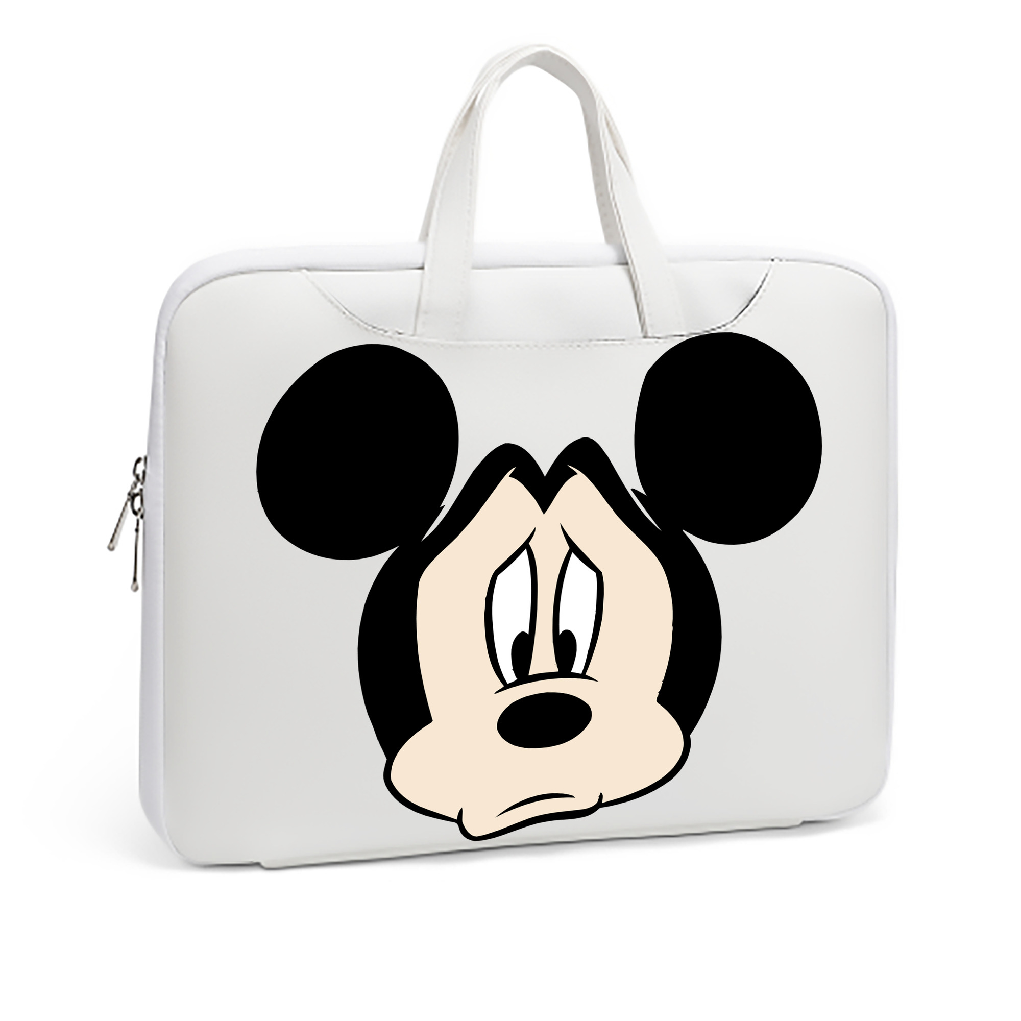 ミッキーマウス Mickey Mouse レザーラップトップバッグ　ノートパソコンケース