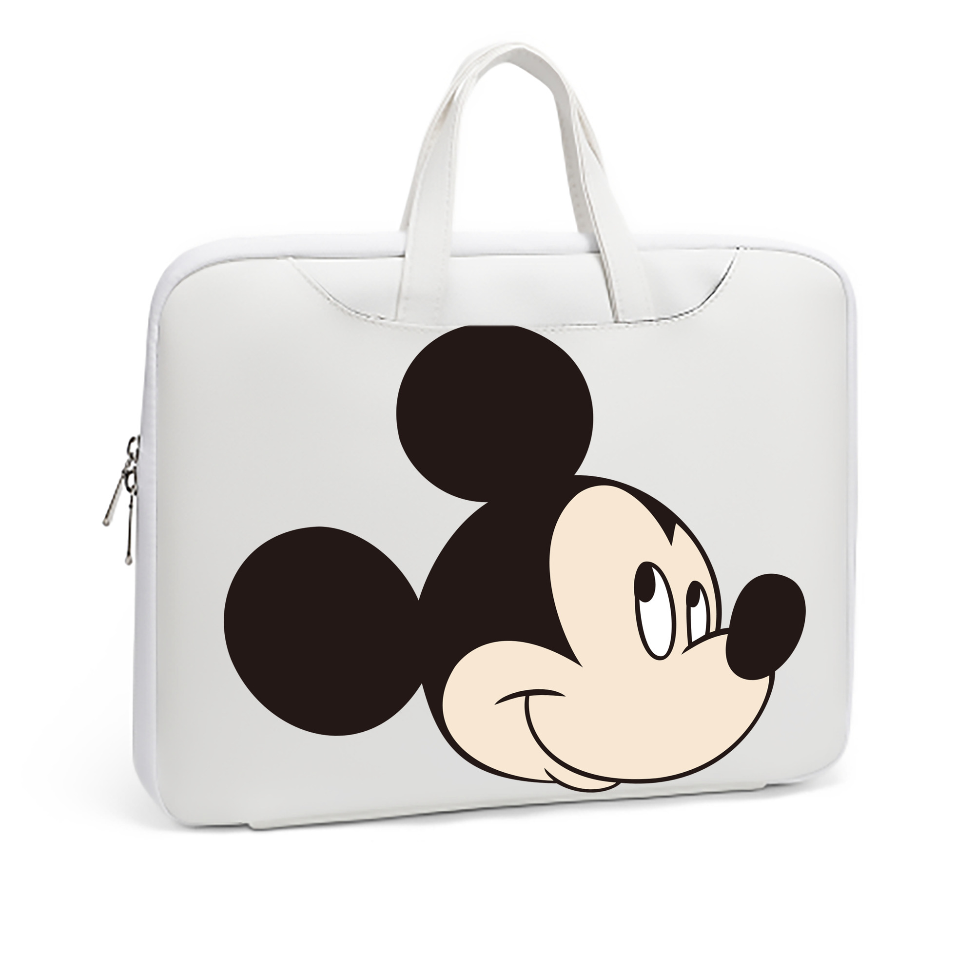 ミッキーマウス Mickey Mouse レザーラップトップバッグ　ノートパソコンケース