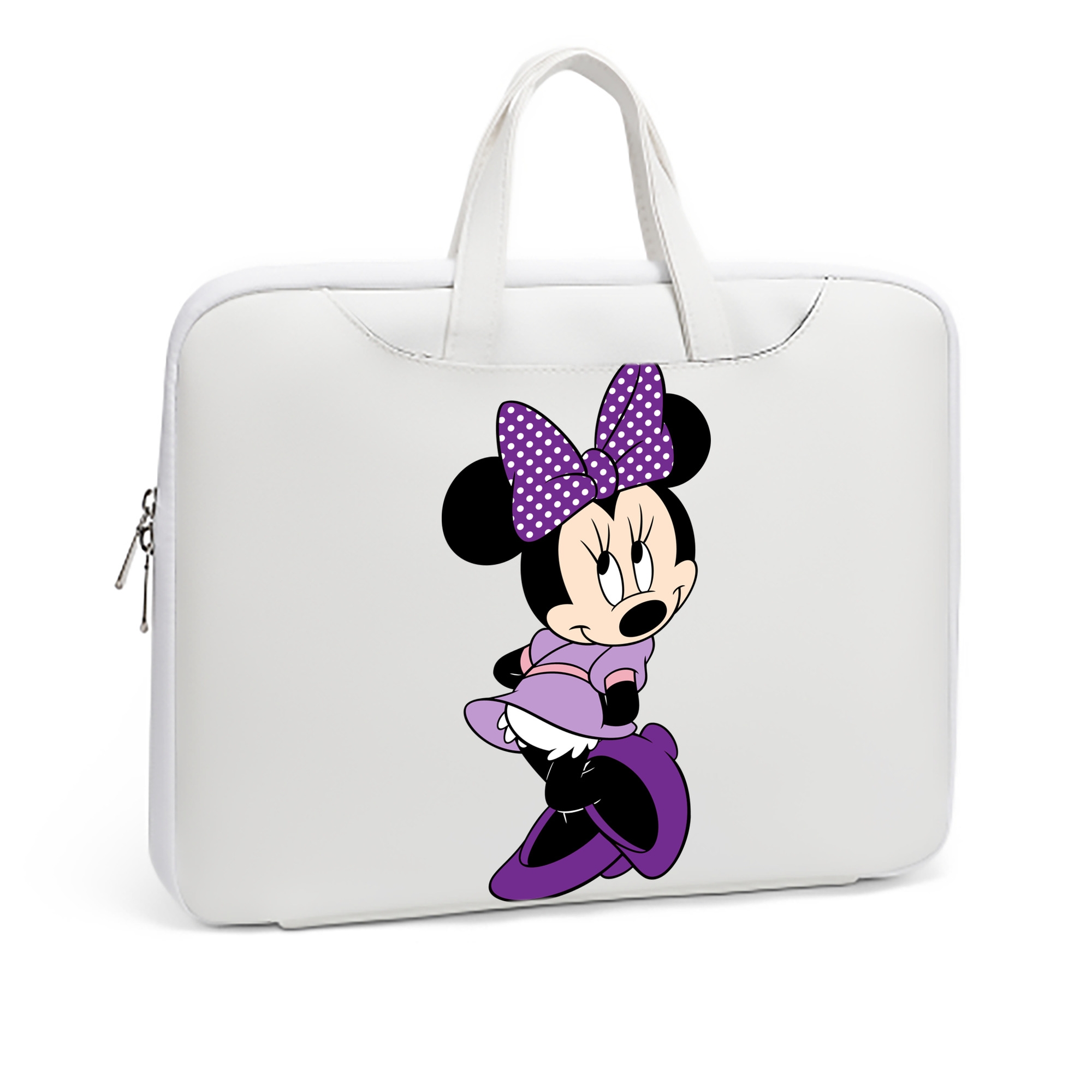 ミッキーマウス Mickey Mouse レザーラップトップバッグ　ノートパソコンケース