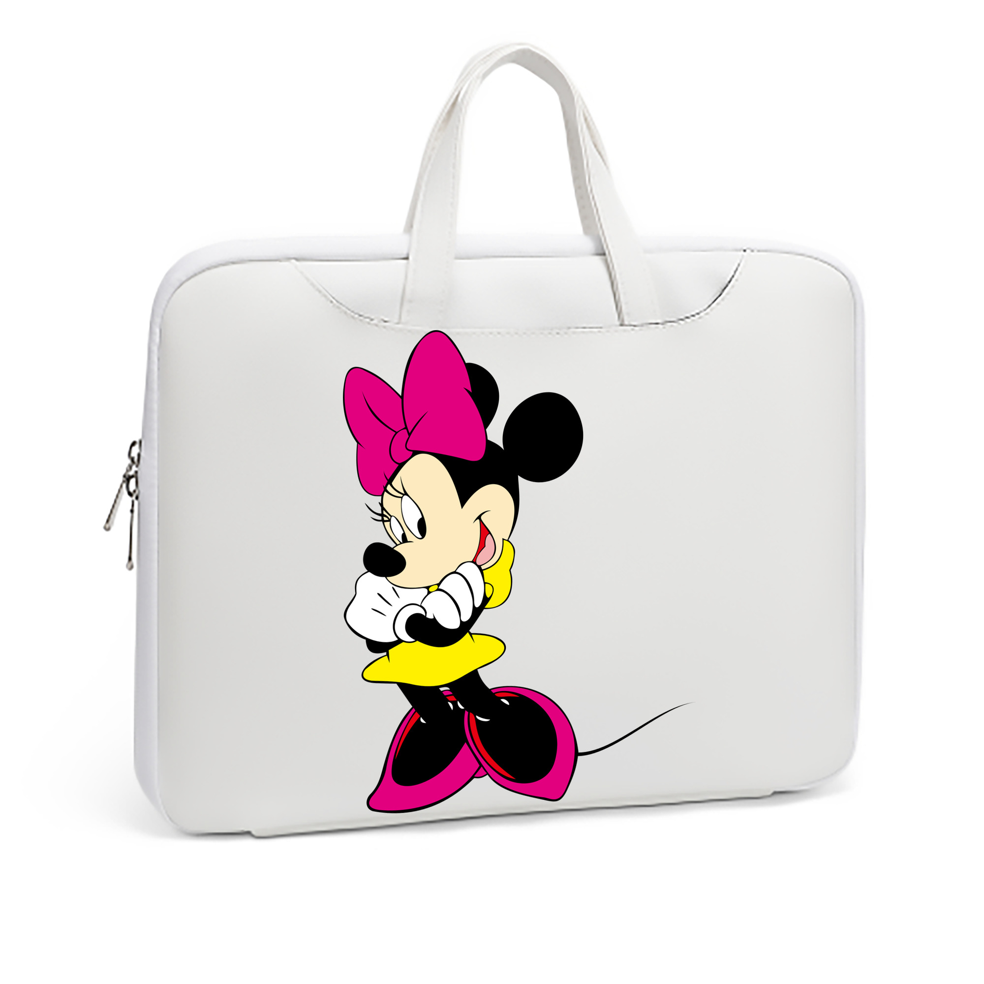 ミッキーマウス Mickey Mouse レザーラップトップバッグ　ノートパソコンケース